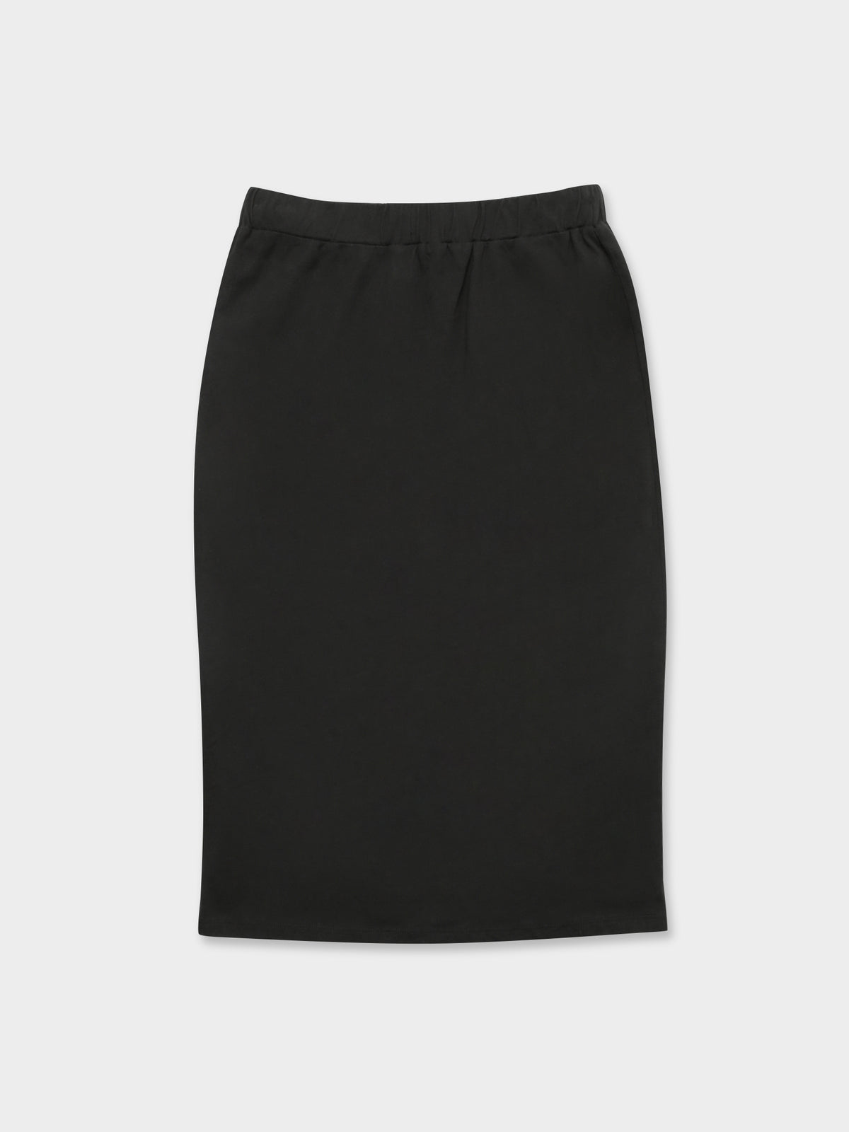 Hermosa Side Split Midi Skirt in Black