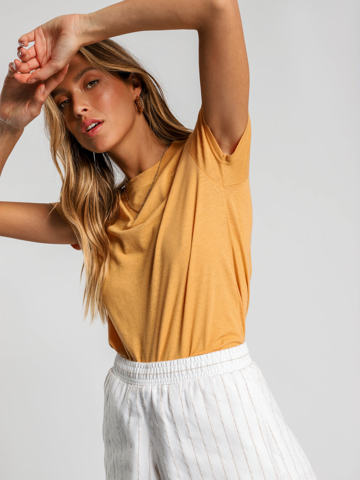 Atwood Fitted T-Shirt in Golden Glow