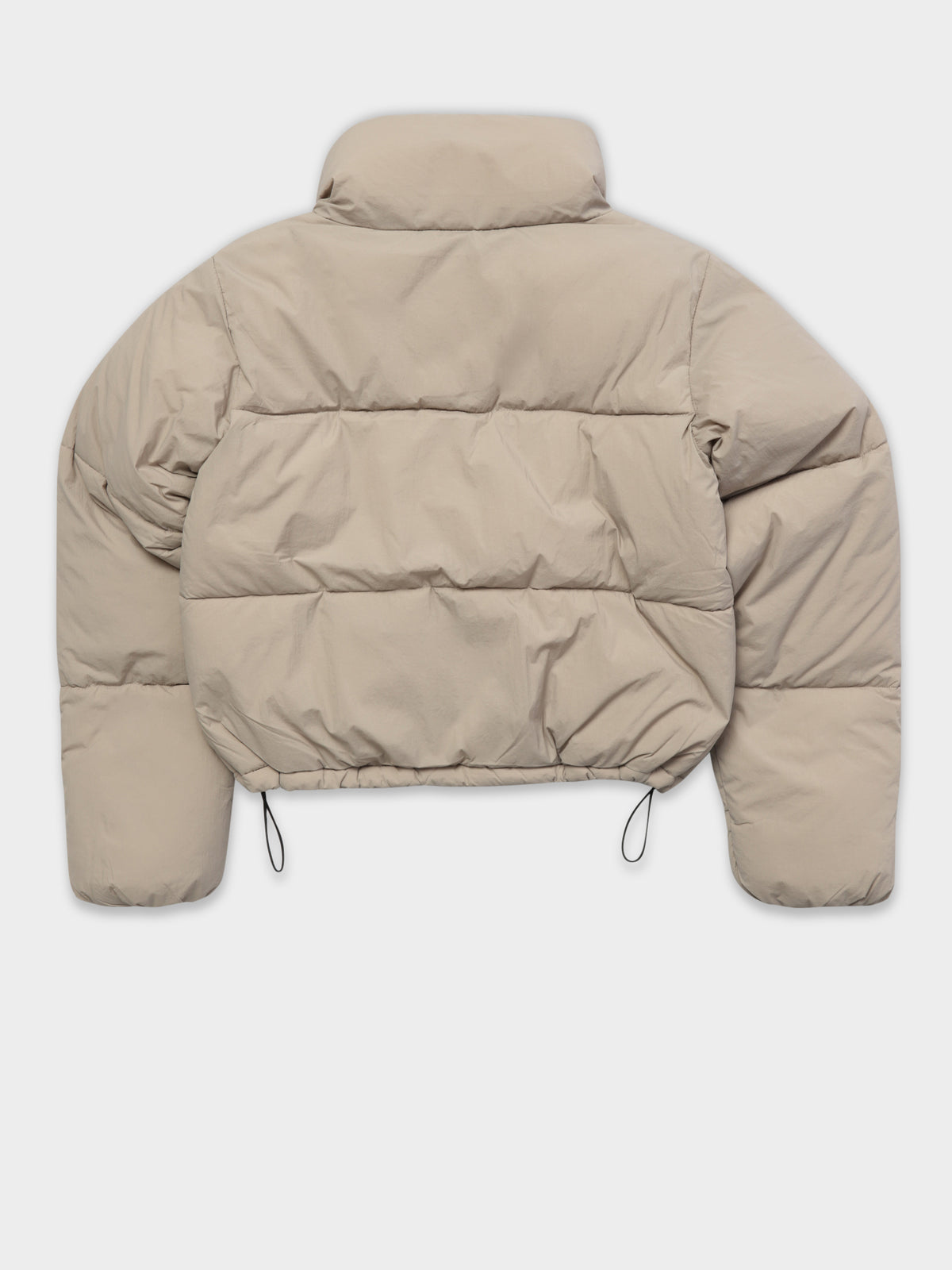 Topher Puffer Jacket in Taupe