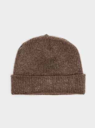 Nude Classic Beanie in Coffee