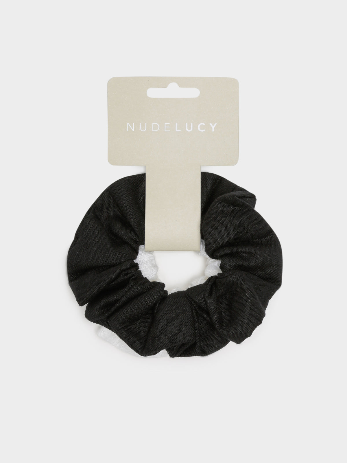 Nude Lucy Nude Lucy Scrunchie | Black/White