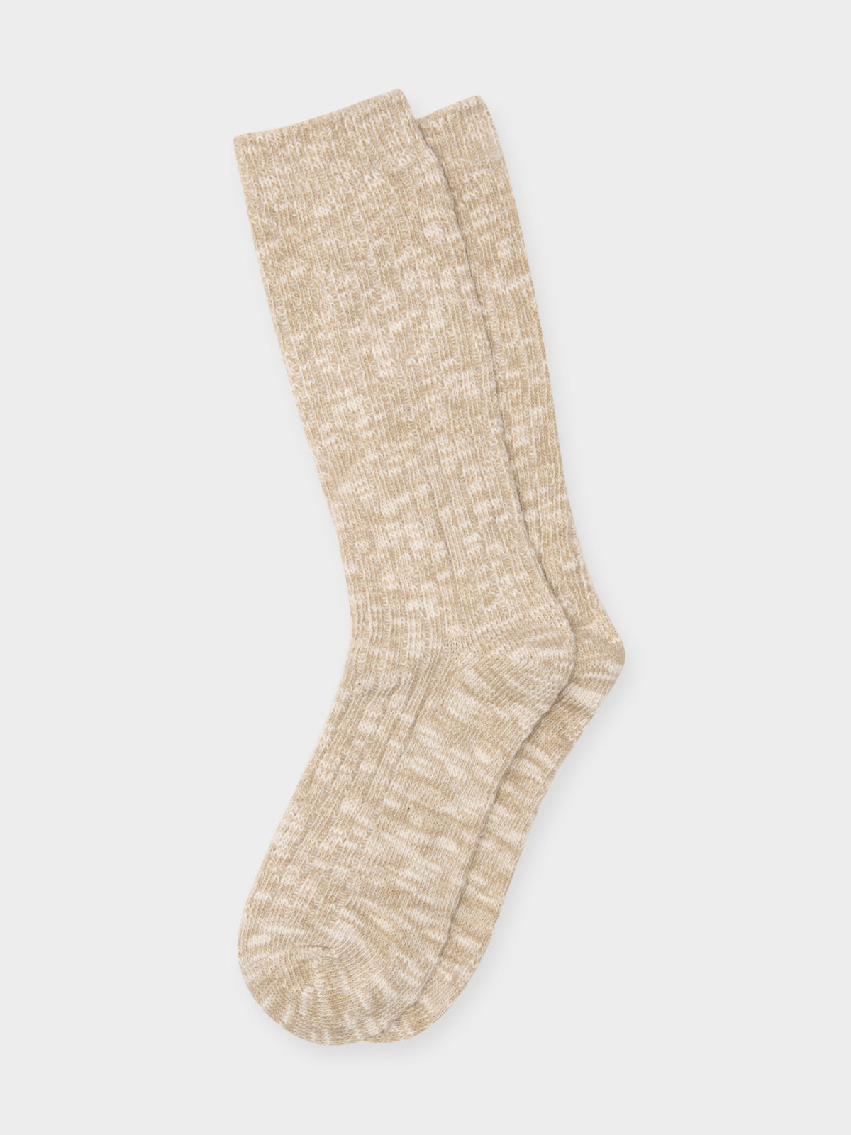 Lounge Knit Socks in Natural