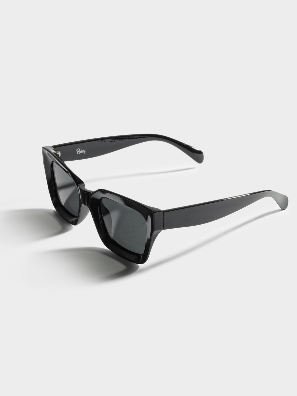 Onassis Square Sunglasses in Black