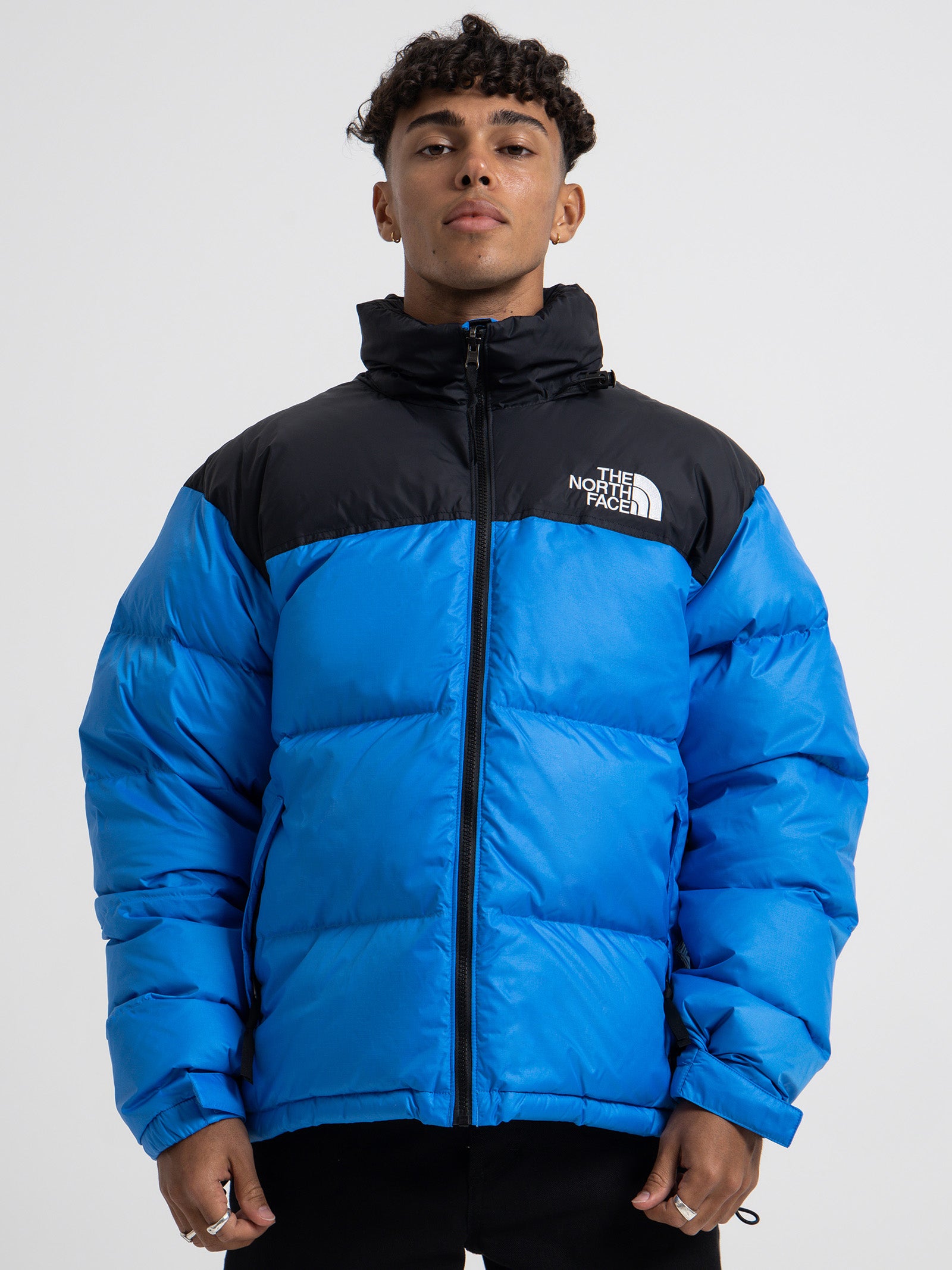 Jacket Navy Blue North Face Blue Bubble Jacket The North Face Mens