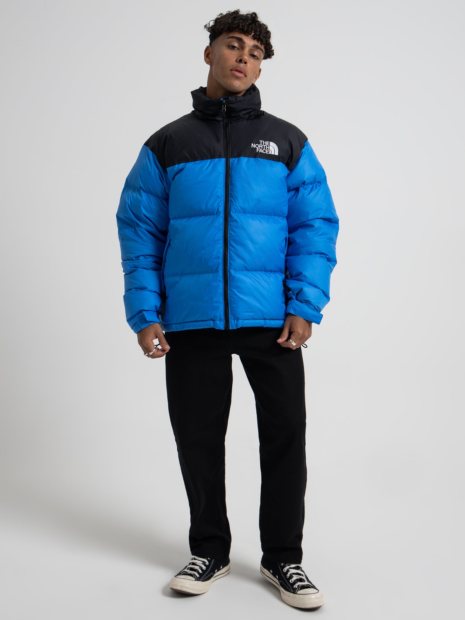 Face Jacket Outfit Blue North Face Puffer Mens The North Face 1996