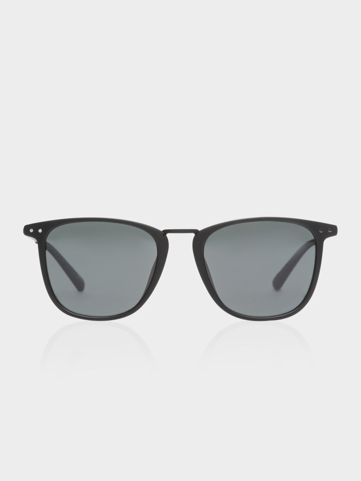 NYC Sunglasses in Matte Black &amp; Dark Grey