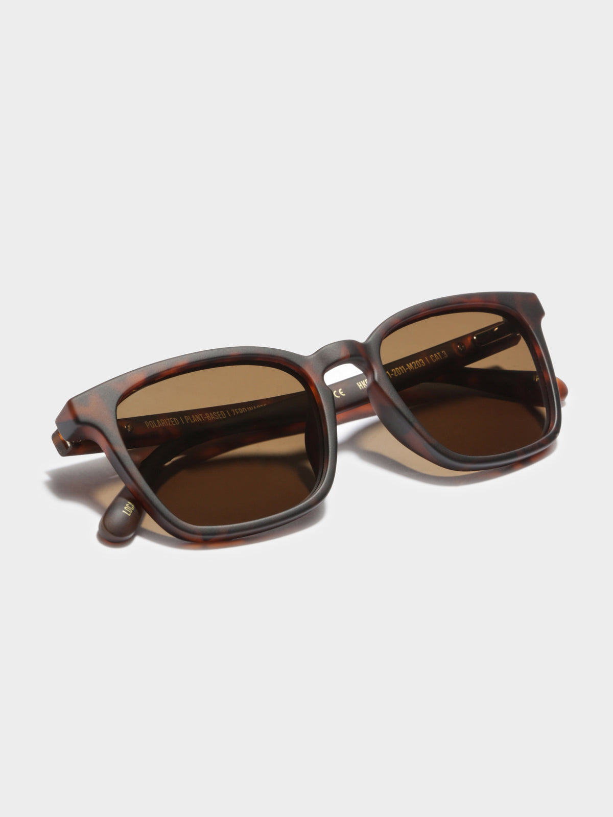 HKG Polarised Sunglasses in Tortoiseshell &amp; Dark Brown