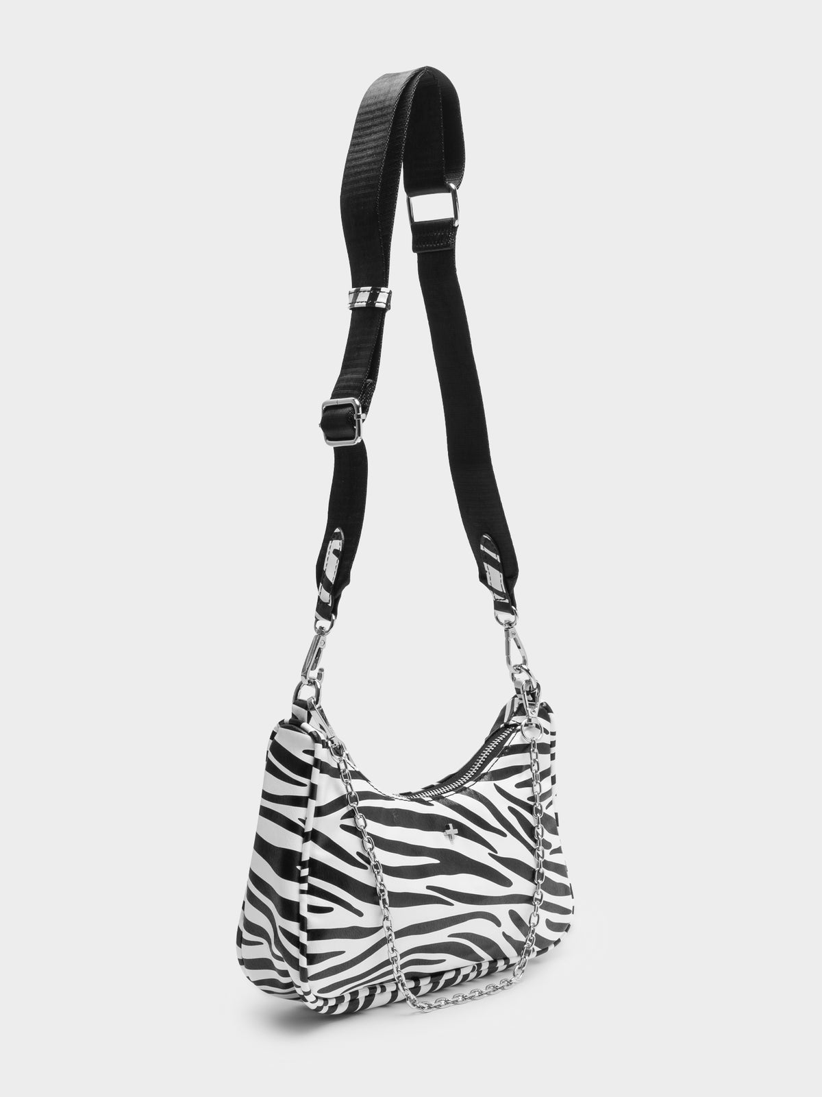 Paloma Crossbody Bag in Black &amp; White
