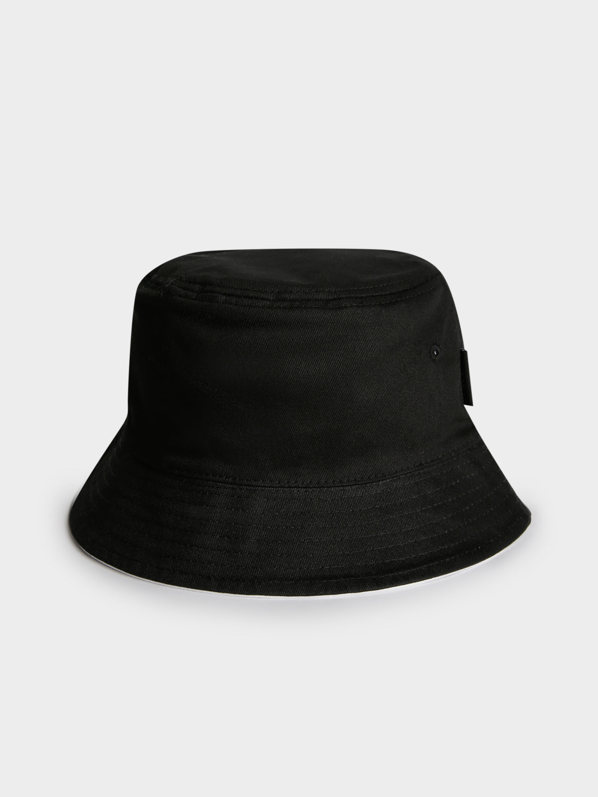 Reversible Bunny Bucket Hat in Black &amp; White