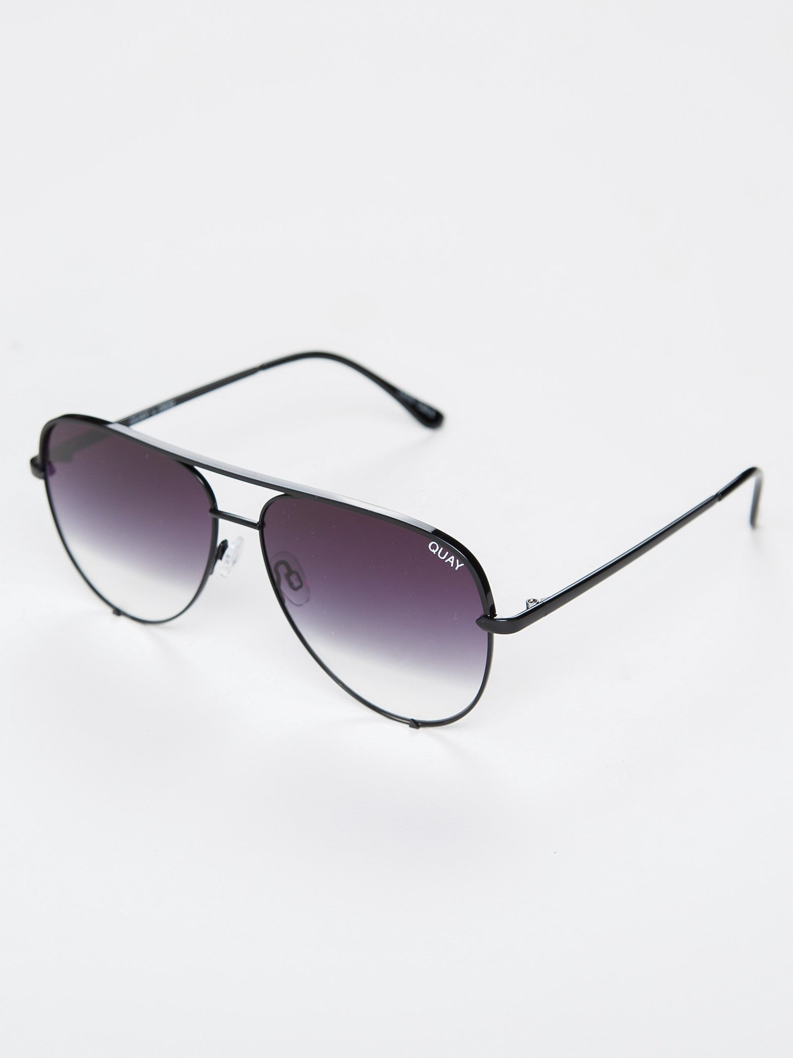 High Key Aviator Sunglasses in Black Fade - Glue Store