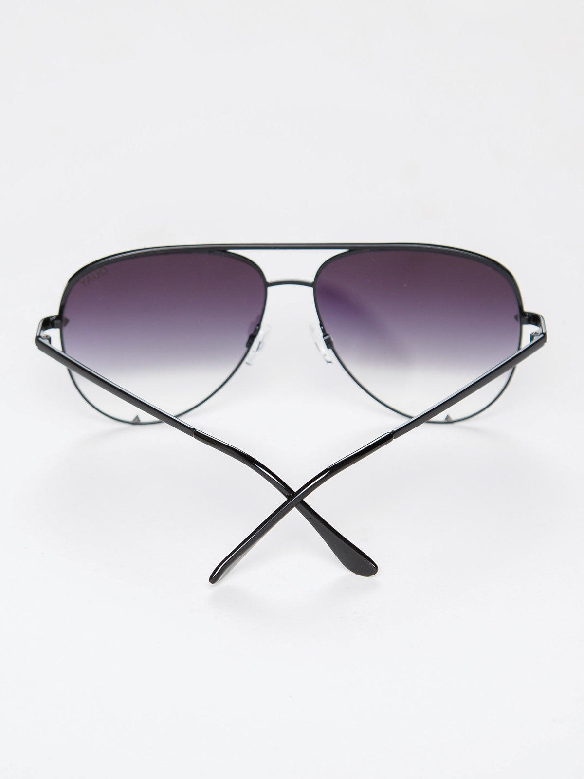 High Key Aviator Sunglasses in Black Fade