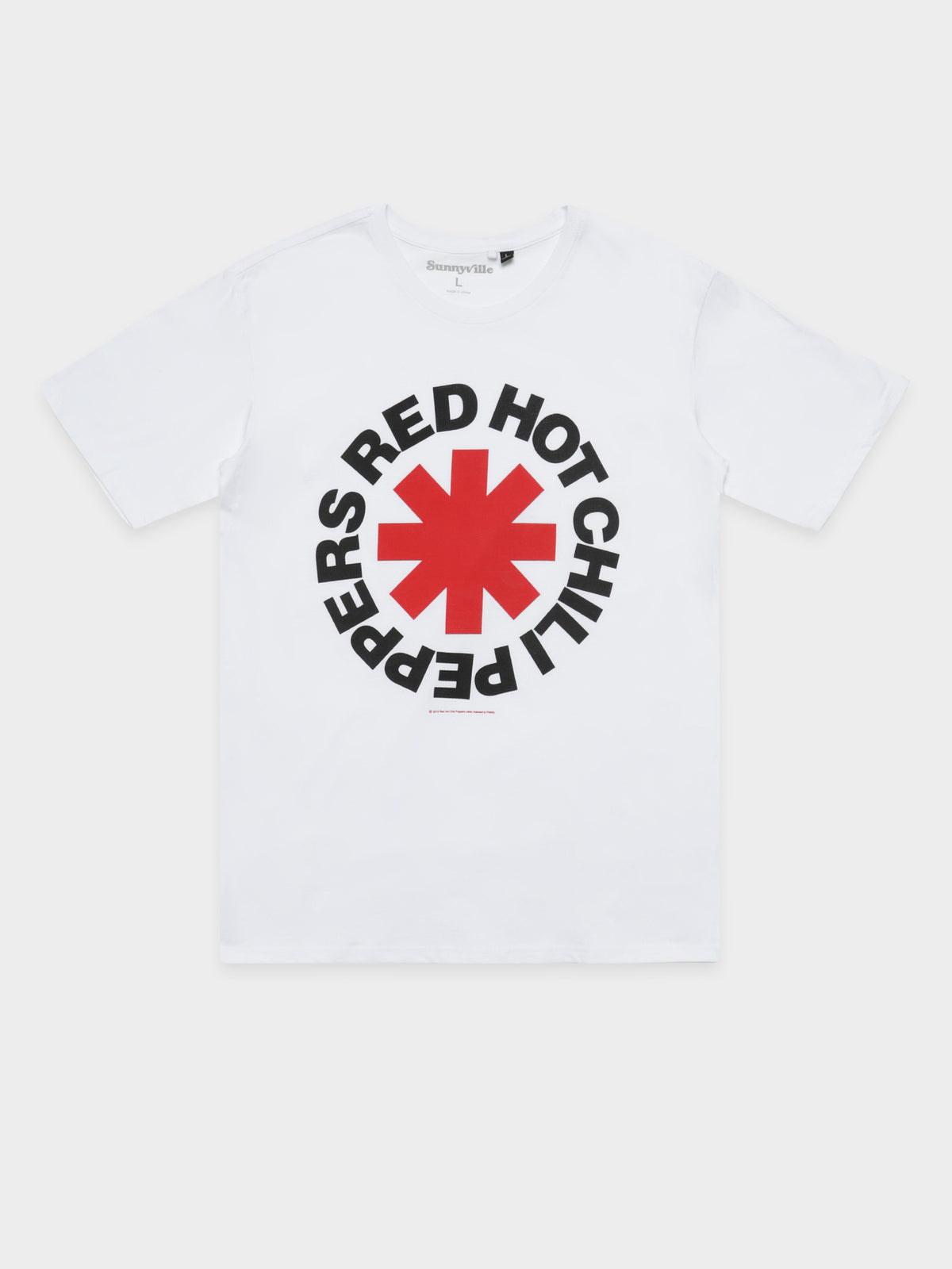 Red Hot Chilli Peppers Band T-Shirt in White
