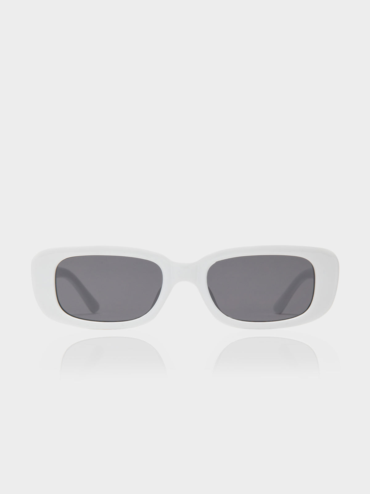 Rue Rectangular Sunglasses in White