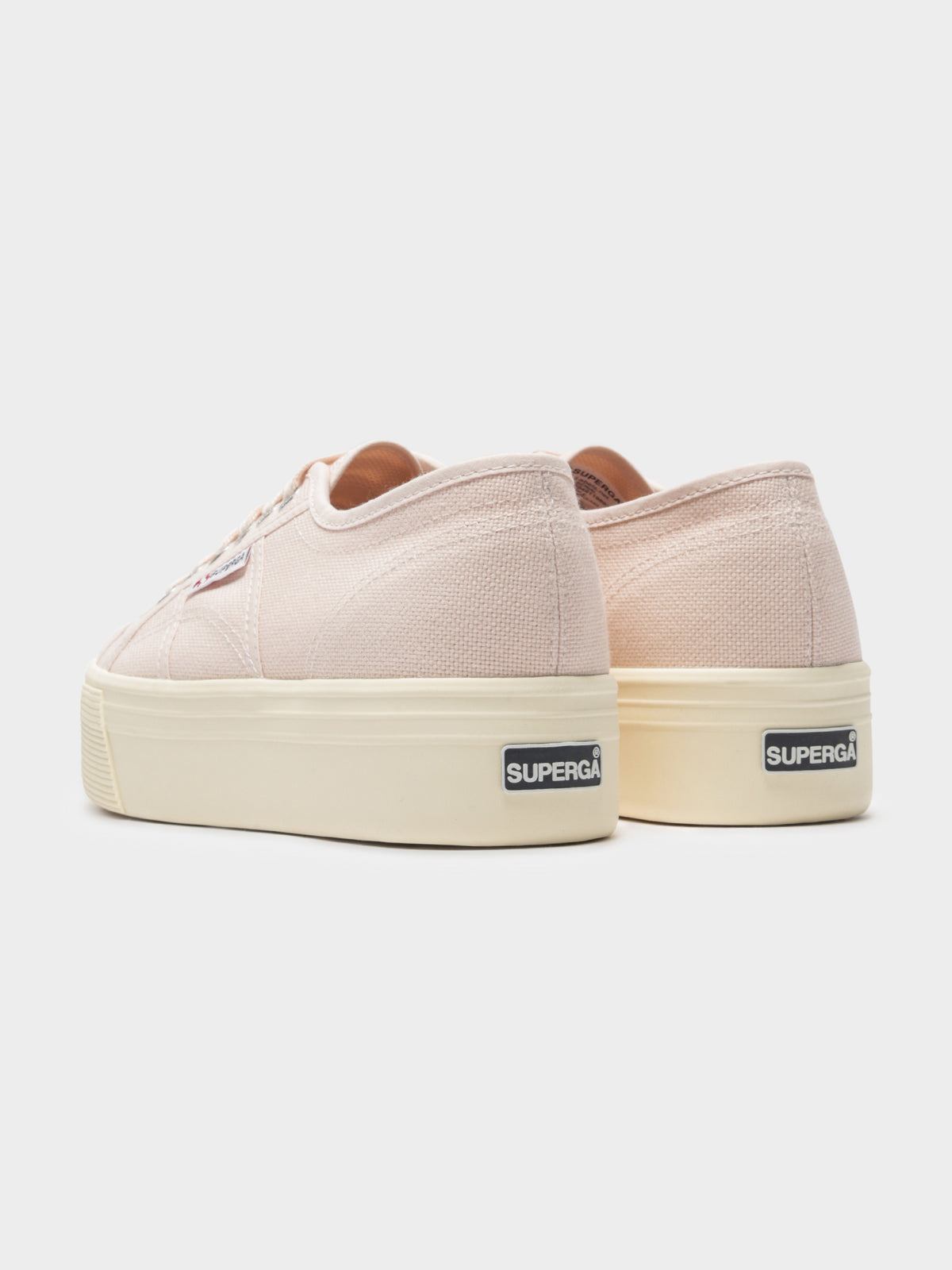 Womens 2790 Acotw Linea Up And Down Platform Sneakers in Pink Peach &amp; Off White