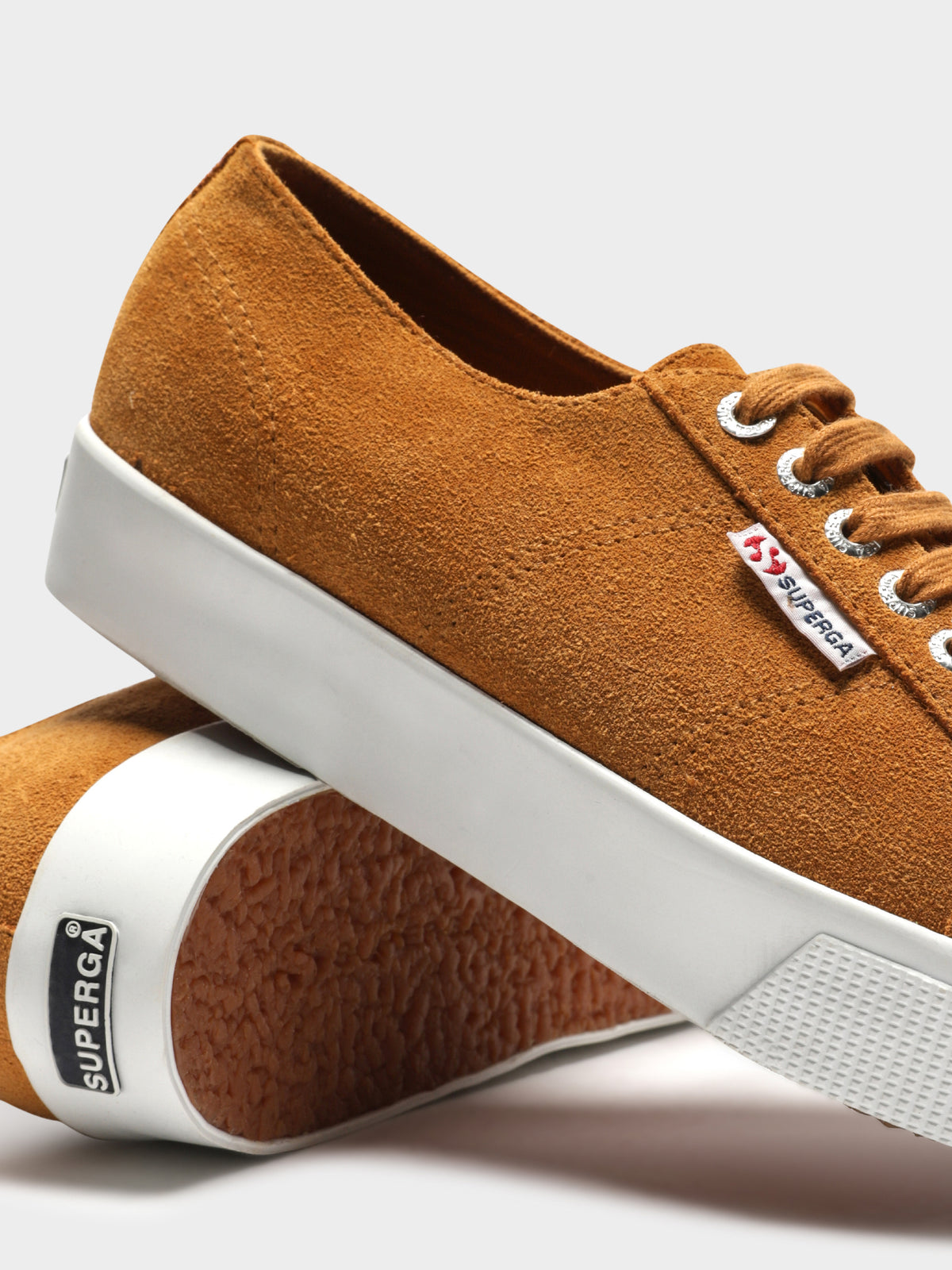 Superga Womens 2730 Sueu Sneakers | 460 - Brown Camel