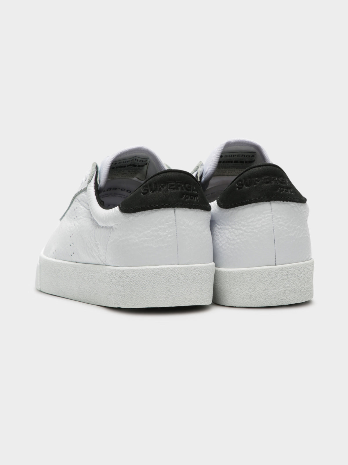 Unisex 2843 Club S Sneakers in White &amp; Black