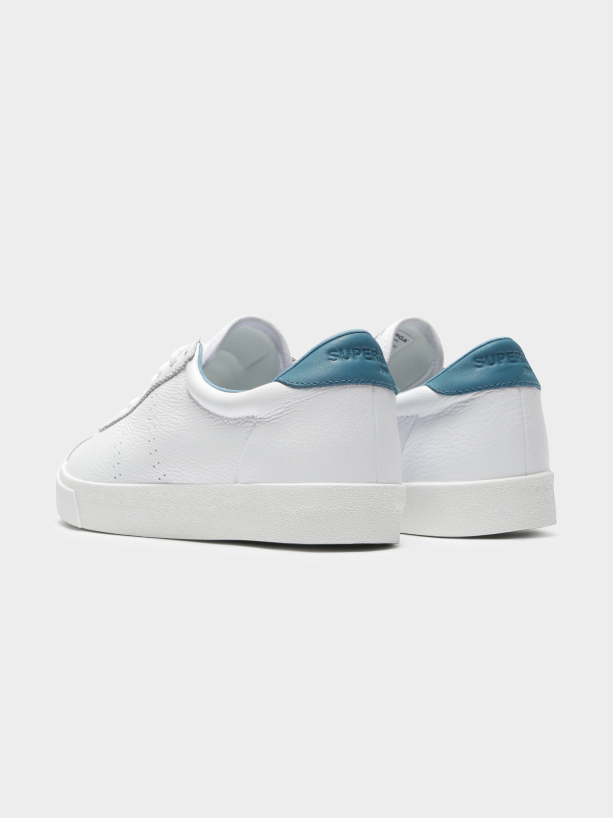 2843 Clubs Comfleau Sneakers in White &amp; Blue