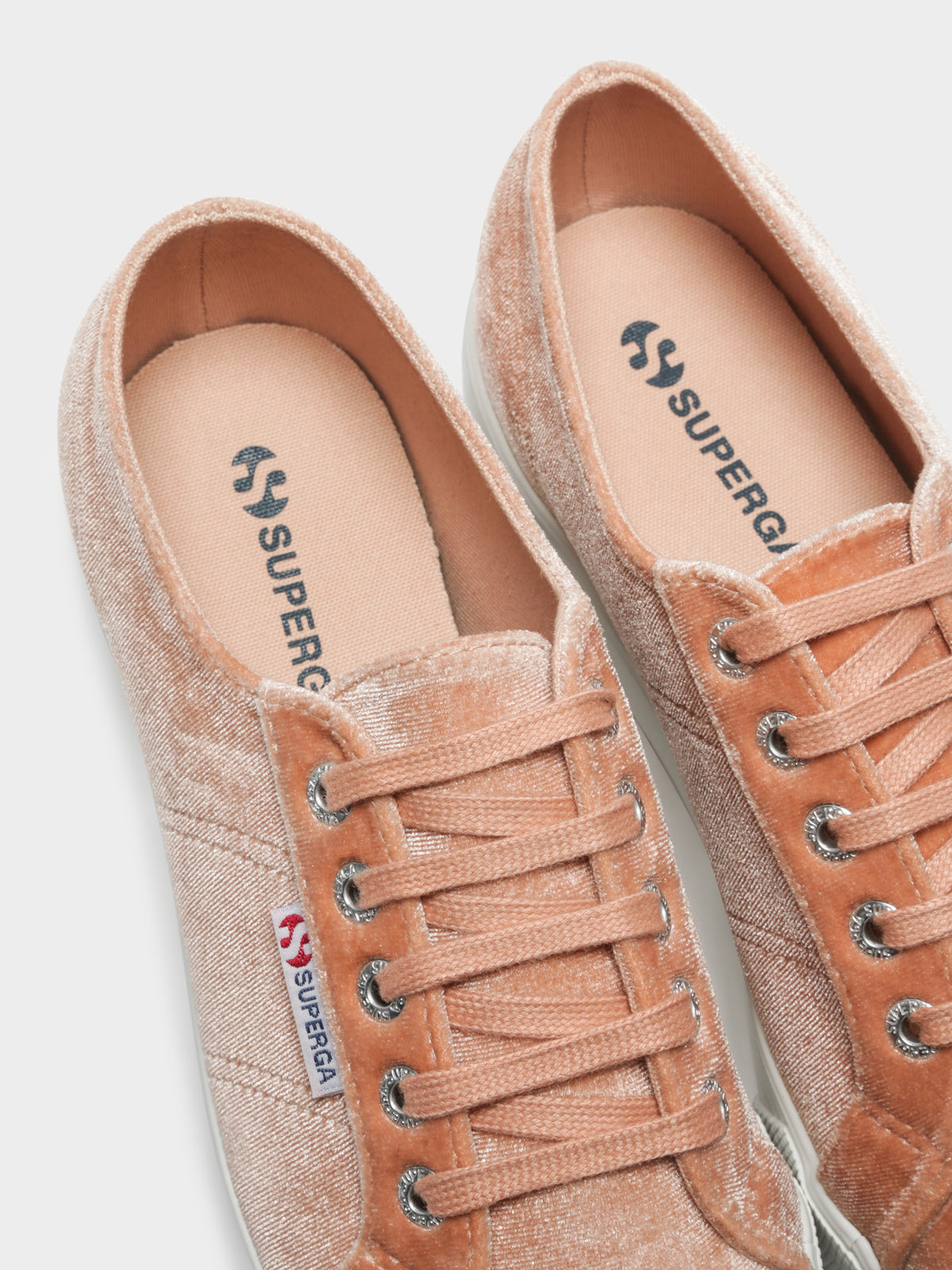 2790 Velvet Chenille Sneakers in Pink Dusty Coral