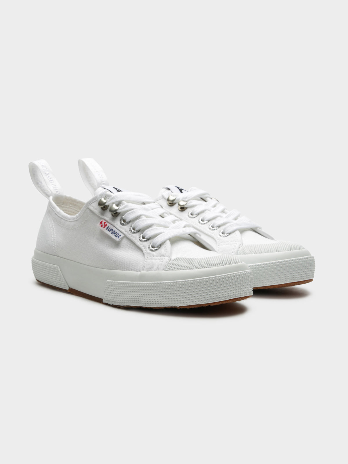 Alexa Chung Cot Hook Lace-Up Sneakers in White