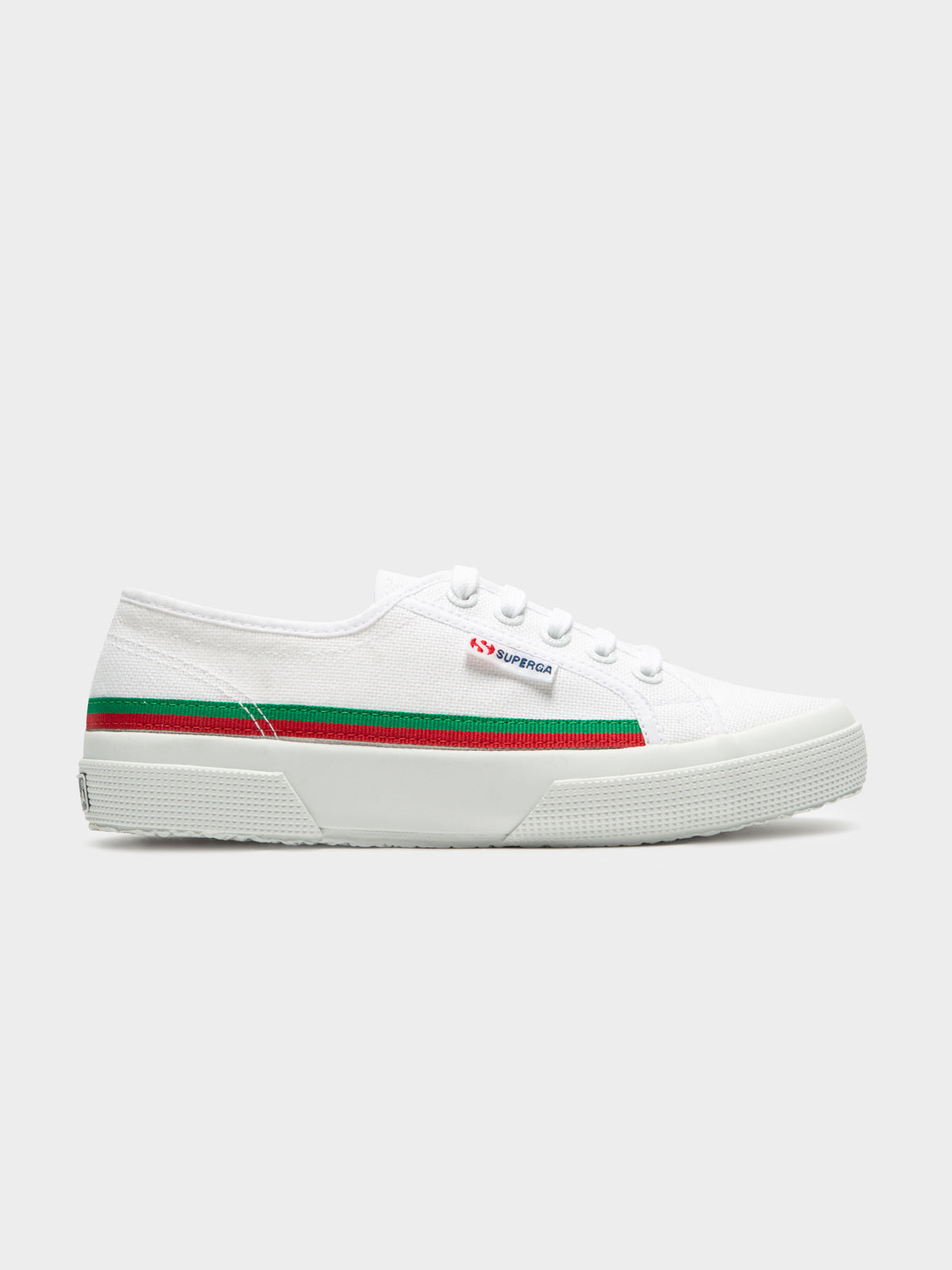 Womens 2750 Cotflaggrosgrainu Sneakers in White Green &amp; Red