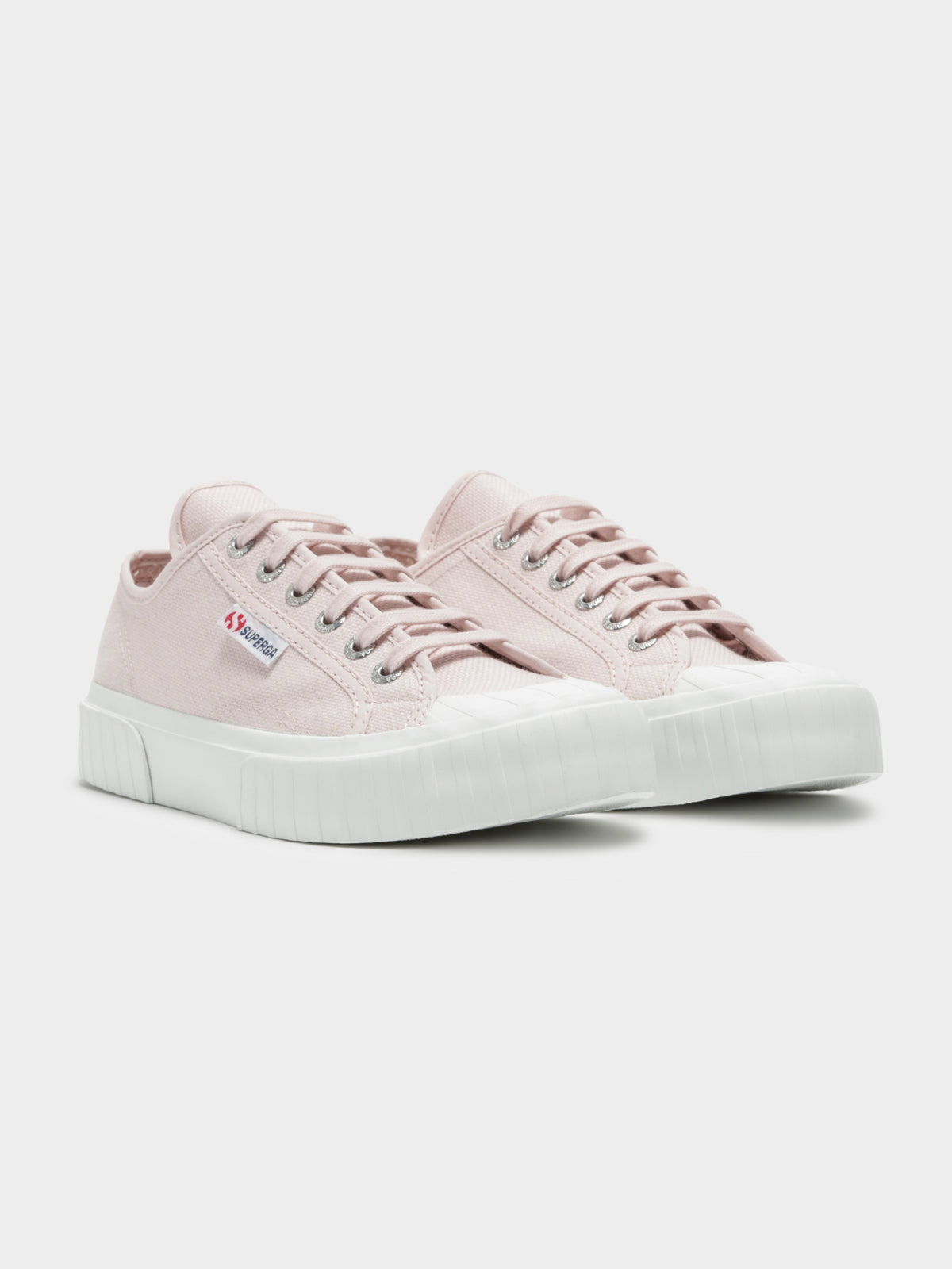 Womens 2630 Stripe Sneakers in Pink &amp; White