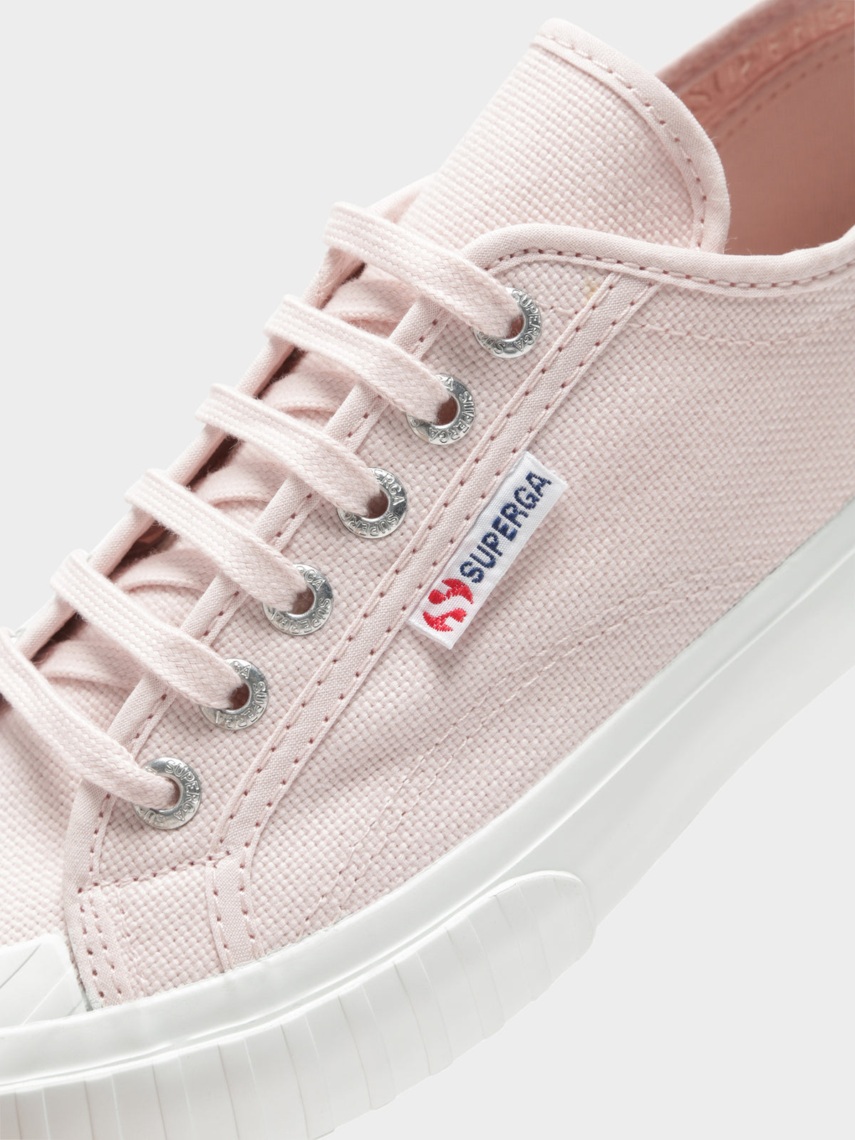 Womens 2630 Stripe Sneakers in Pink &amp; White