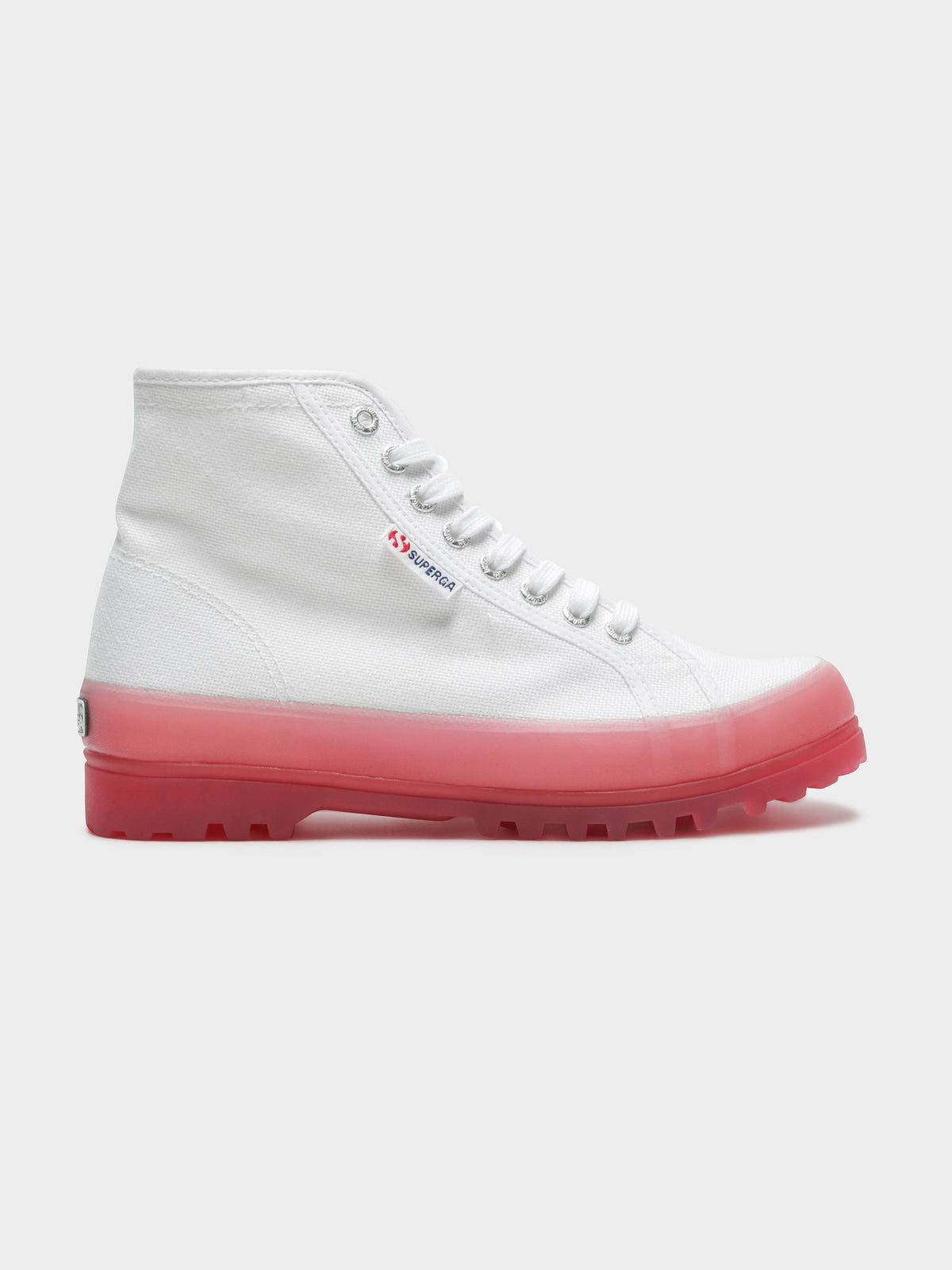 Superga Womens 2341 Alpina Shoes | A0E White-Pink Extase