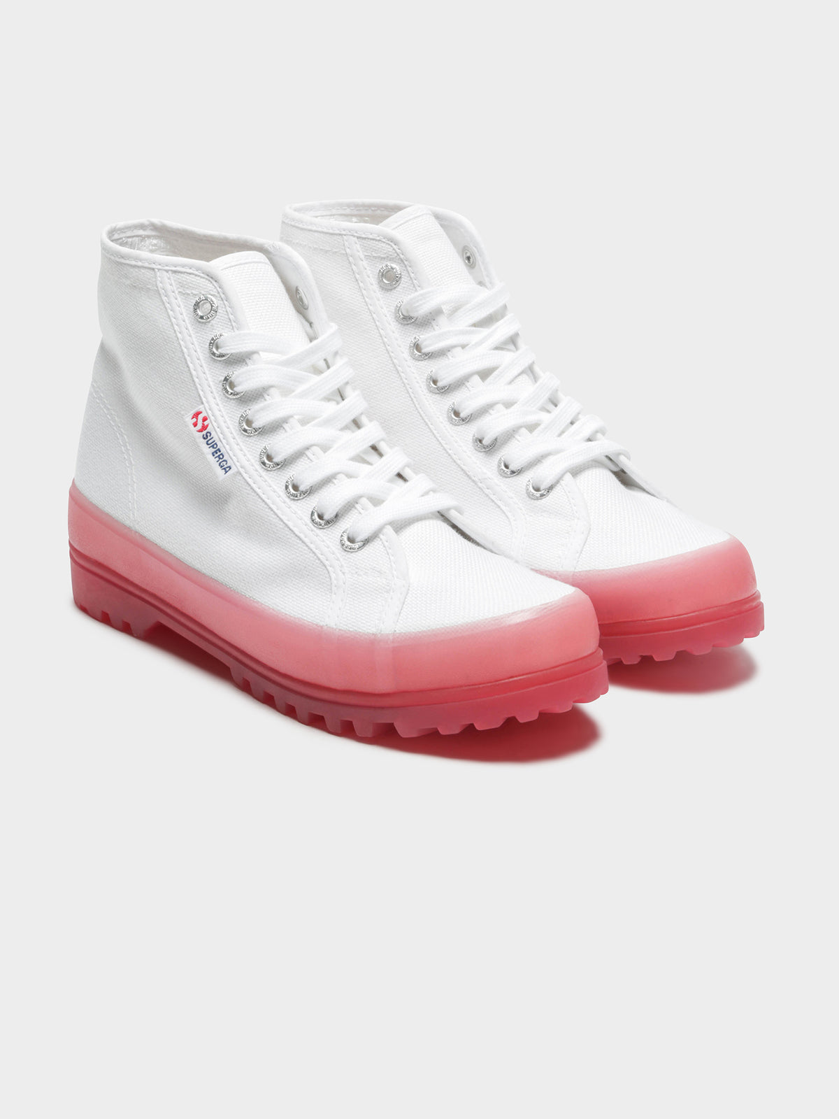 Superga Womens 2341 Alpina Shoes | A0E White-Pink Extase