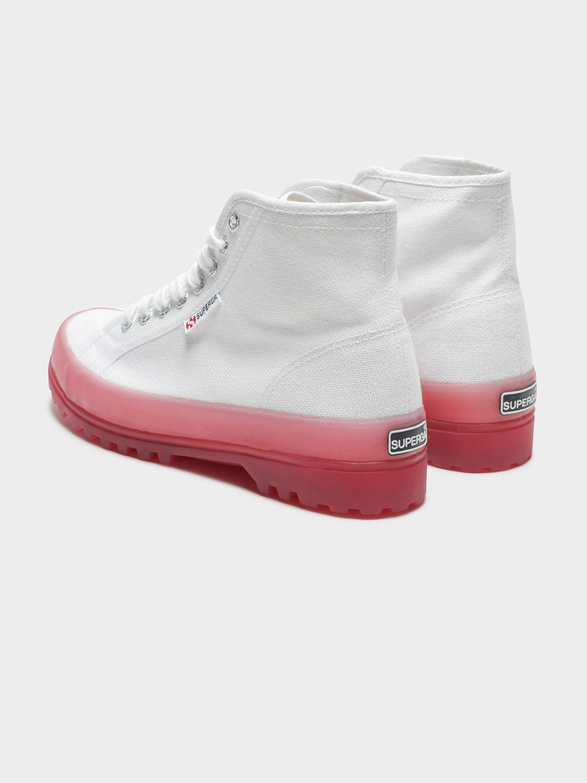 Superga Womens 2341 Alpina Shoes | A0E White-Pink Extase