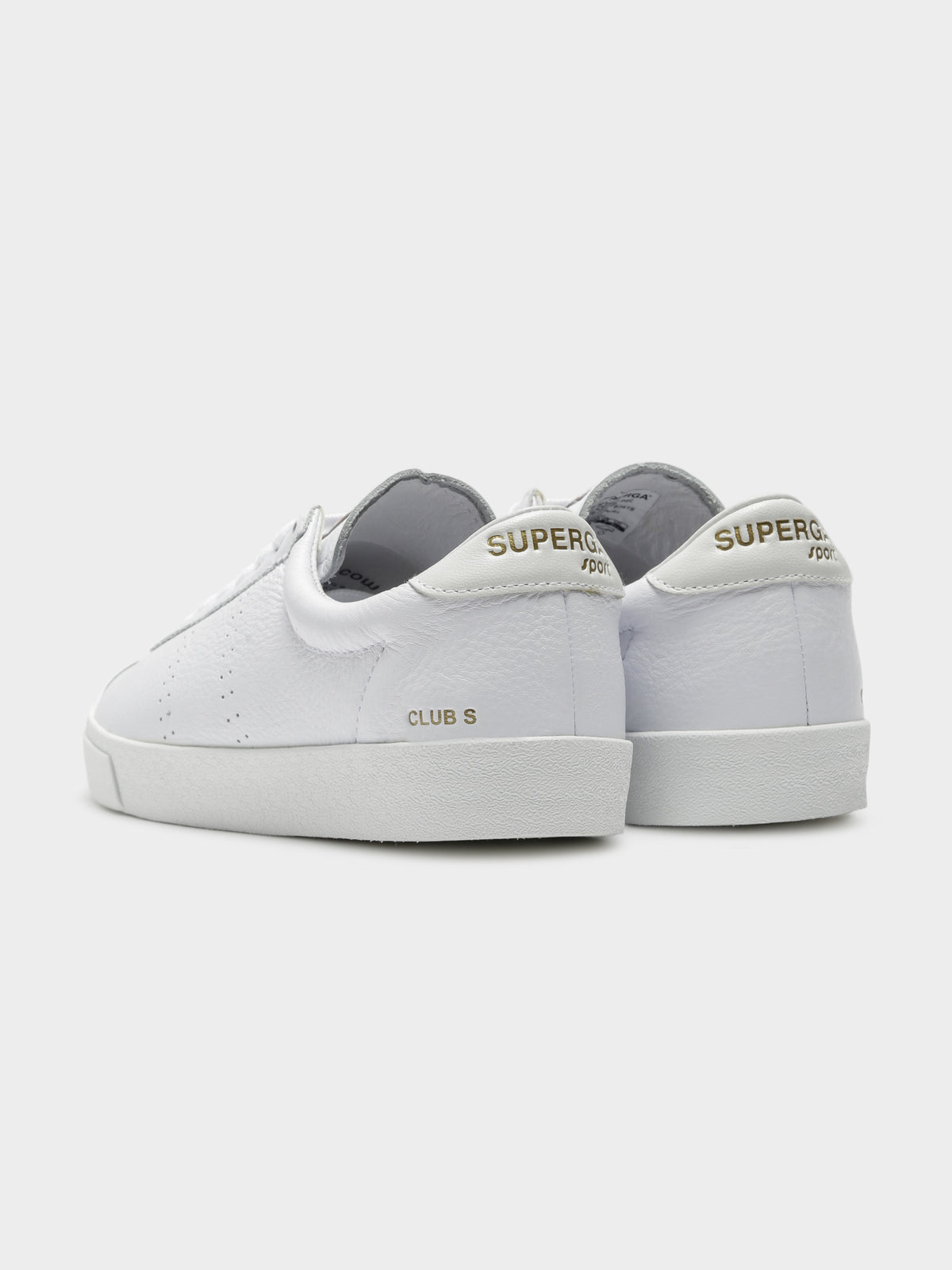 Mens 2869 Club S Comfleau UK Sneakers in White