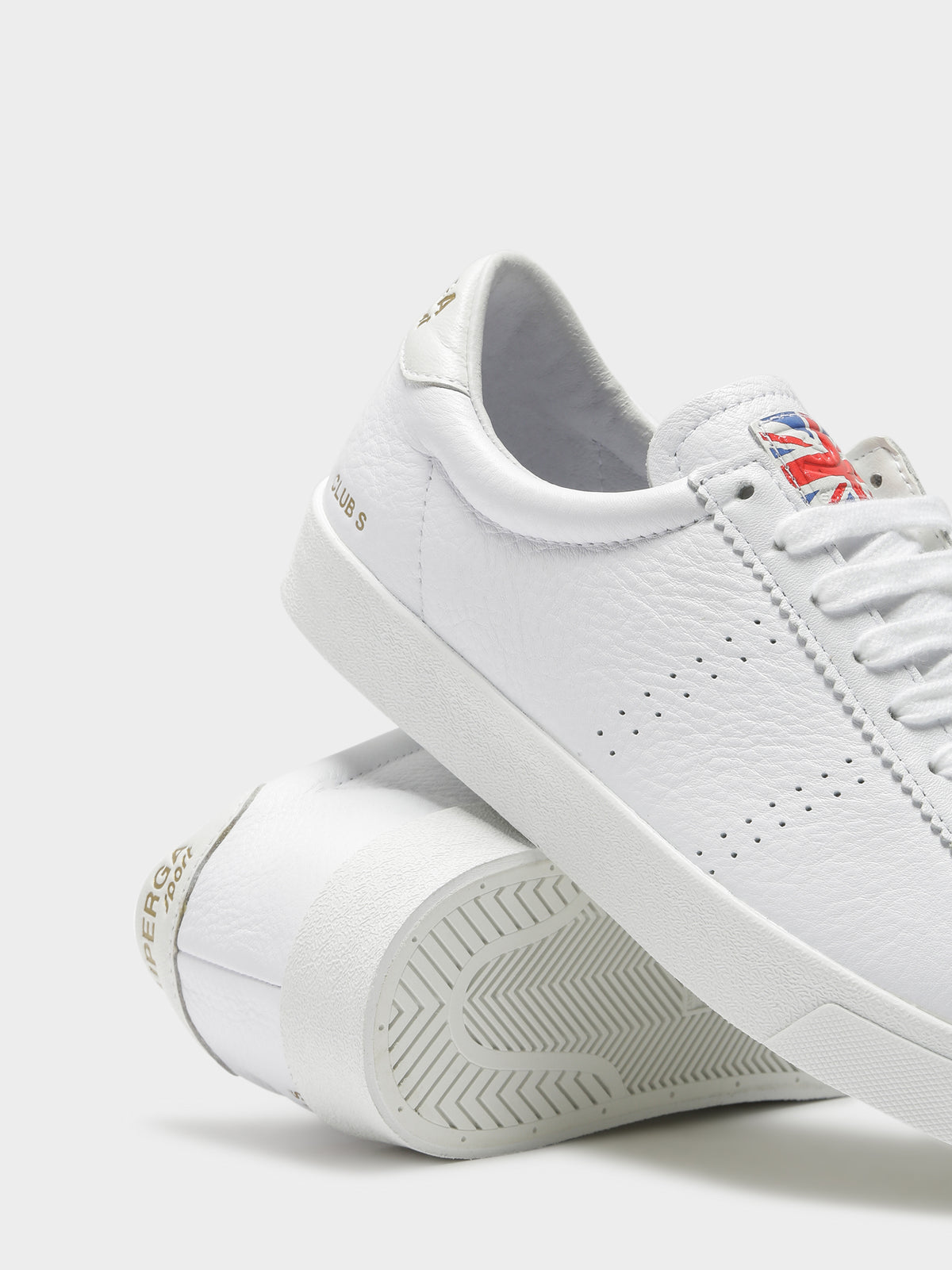 Mens 2869 Club S Comfleau UK Sneakers in White