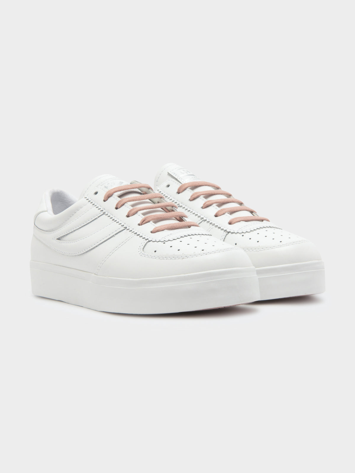 Womens 2850 Seattle 3 Sneaker in White Silver Pink Smoke