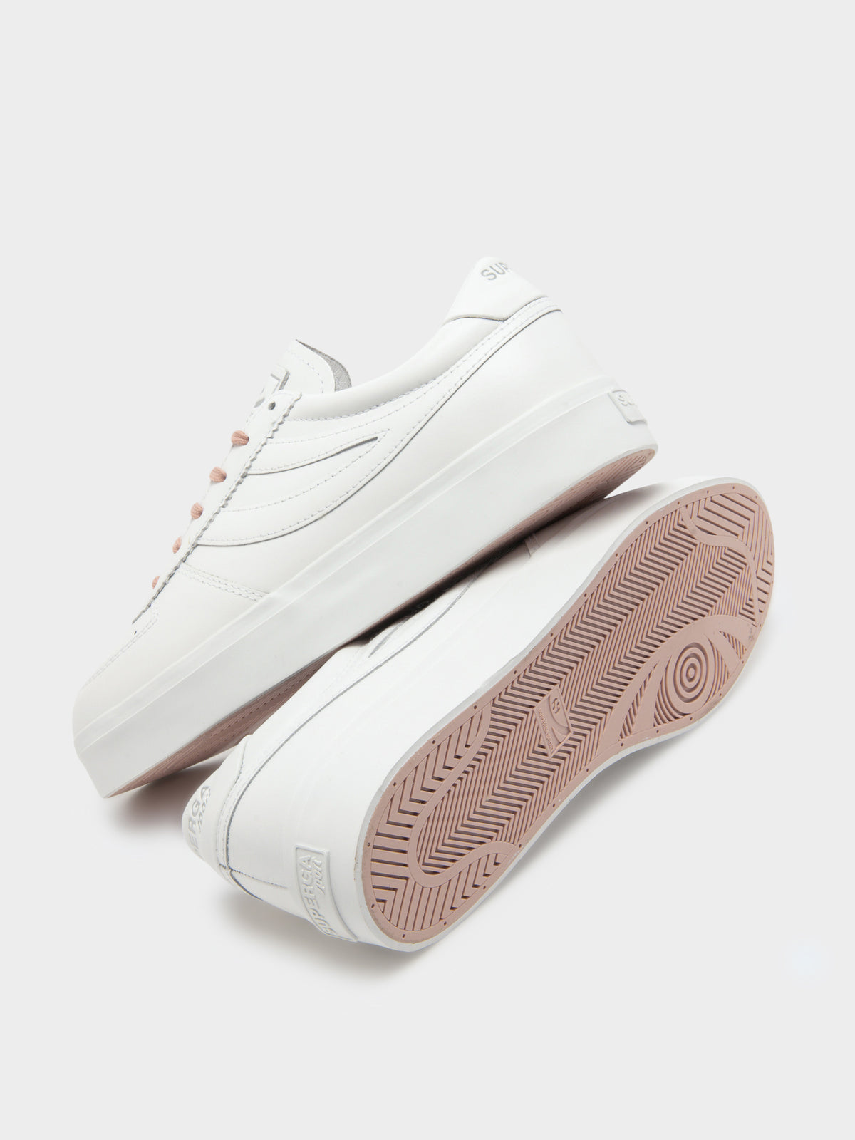 Womens 2850 Seattle 3 Sneaker in White Silver Pink Smoke