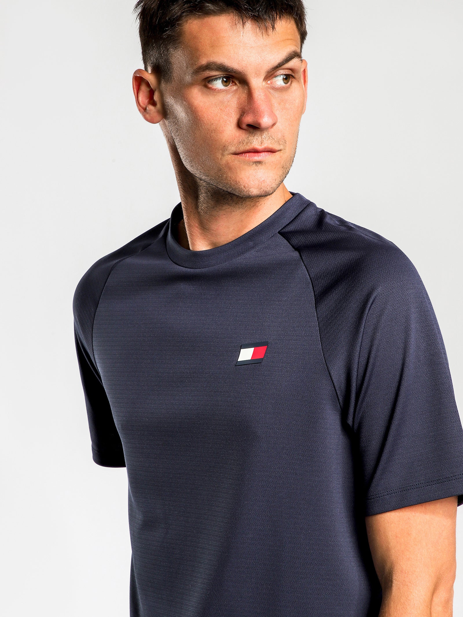 Mesh Back Logo T-Shirt