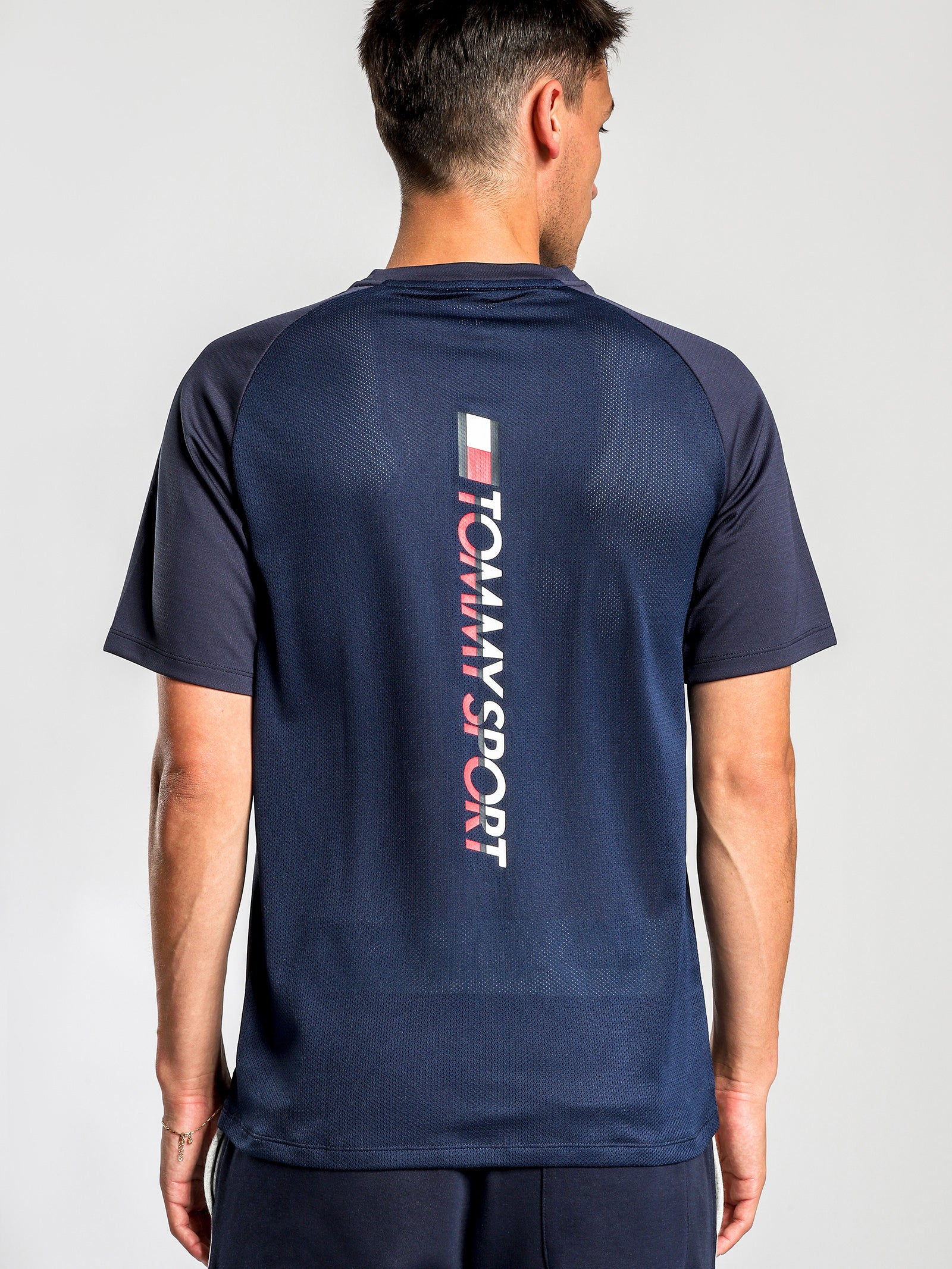 Mesh Back Logo T-Shirt