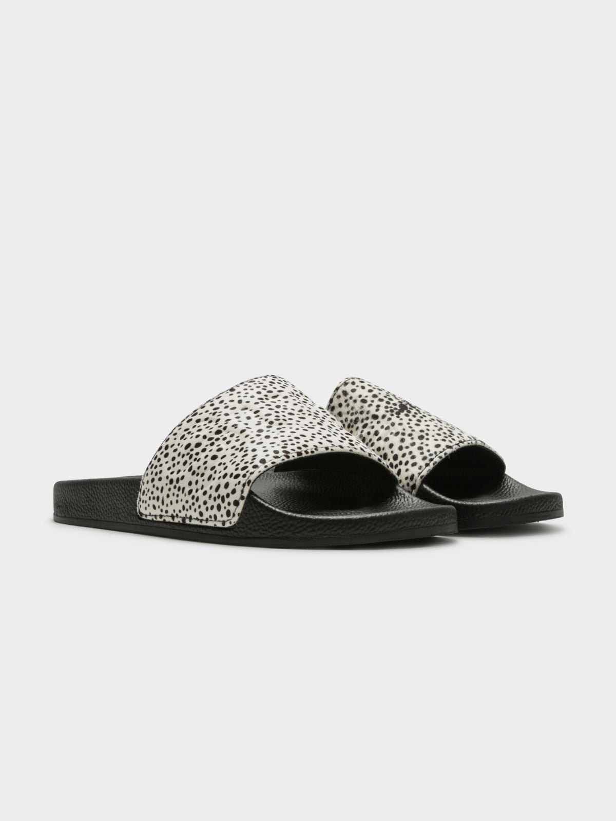 Womens 1908 S3118NW Slides in Dalmation Ponyhair