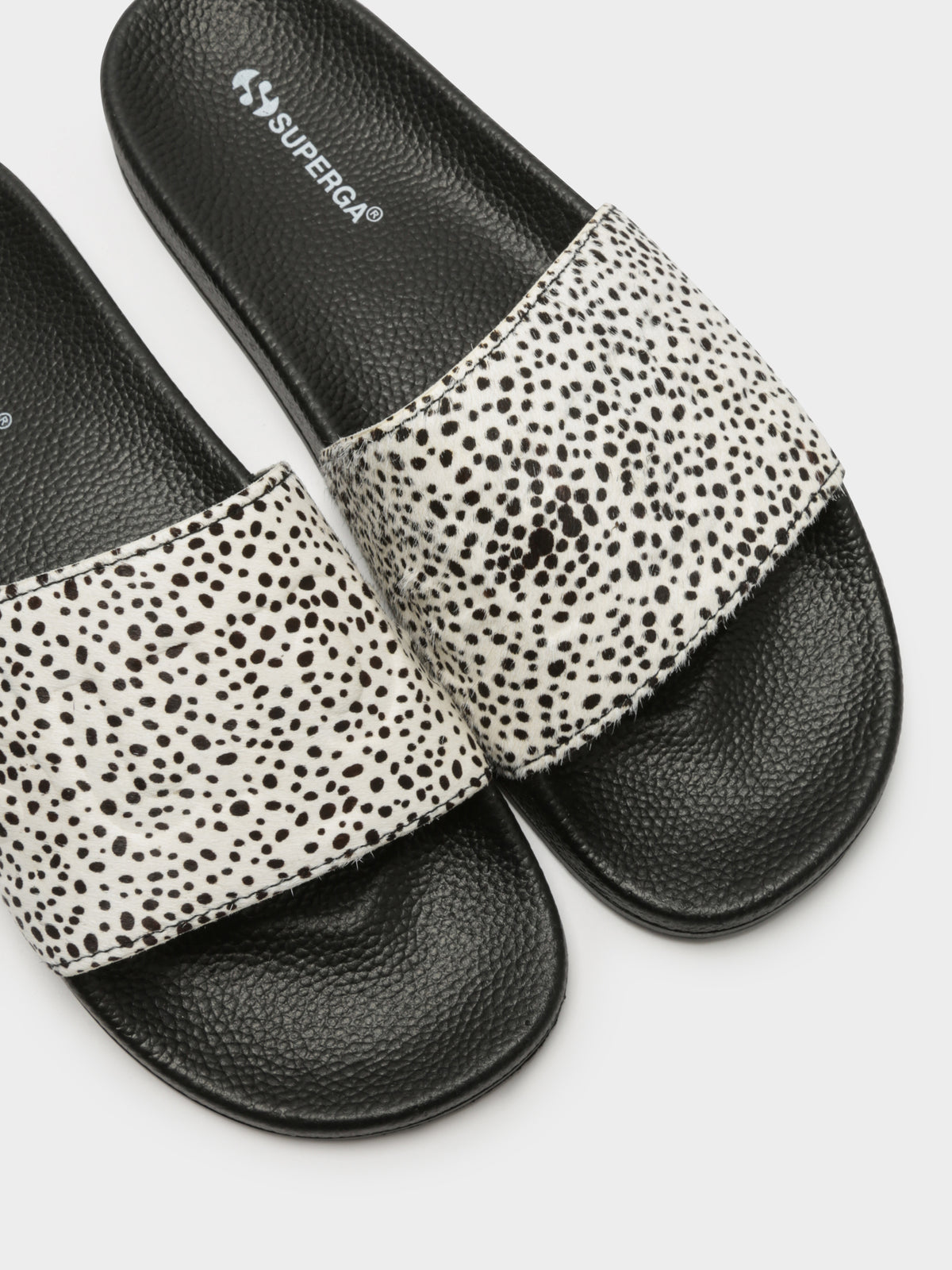 Womens 1908 S3118NW Slides in Dalmation Ponyhair
