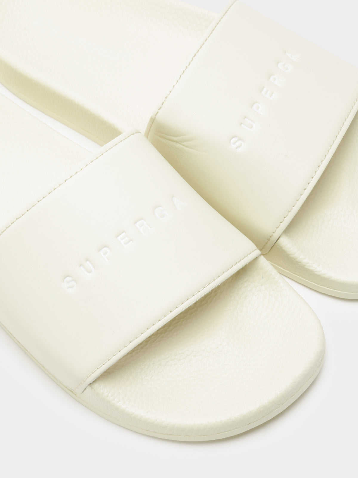 Womens 1908 Polysoft Slides in Off White