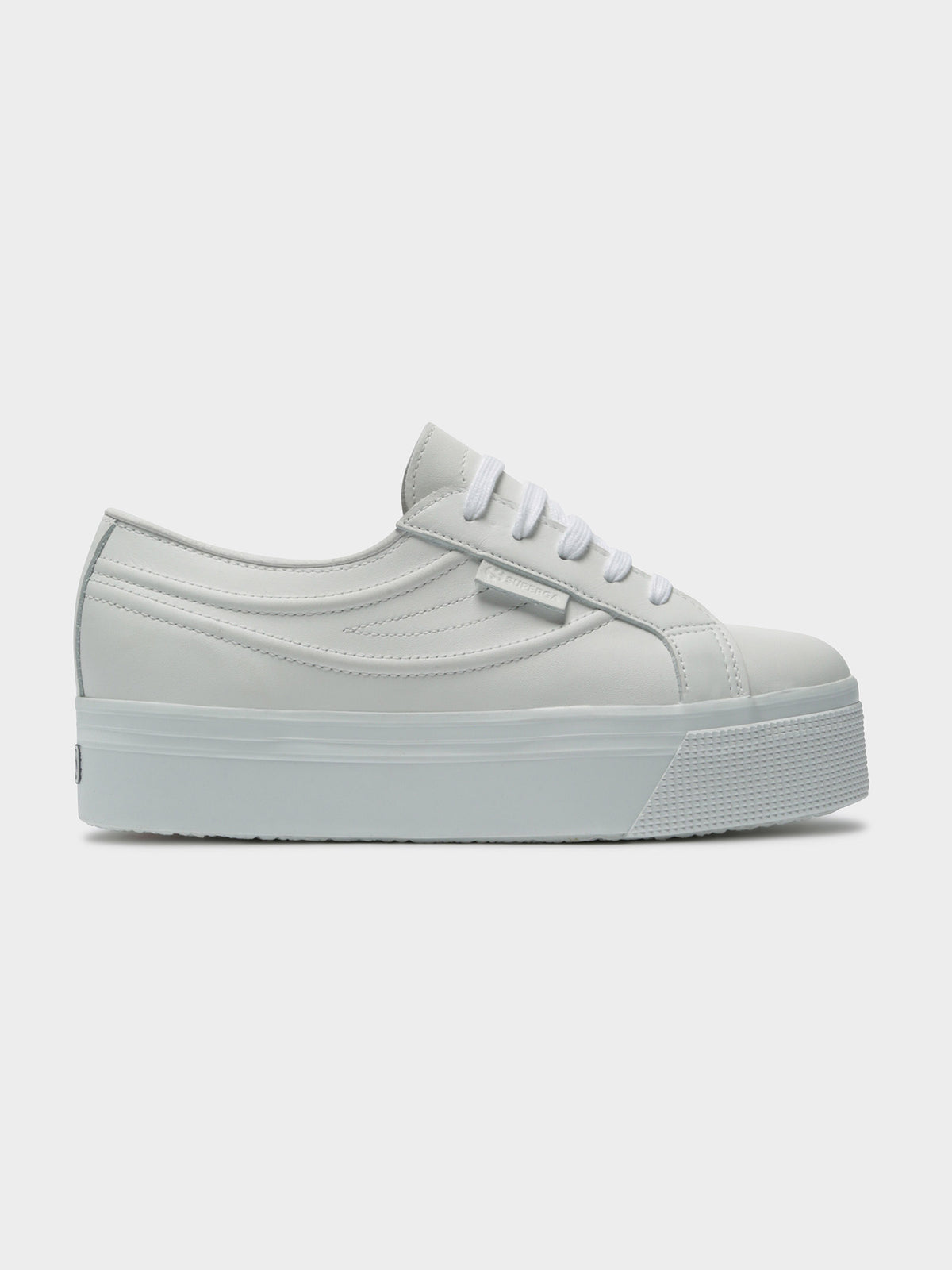 Womens 2790 Leather Nappa Swallow Sneakers in White