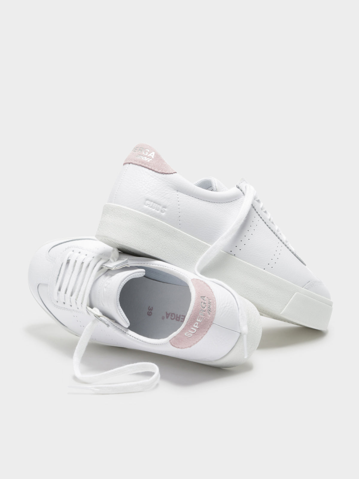 Womens 2920 Club 3 Cap Comflea Sneakers in White &amp; Pink