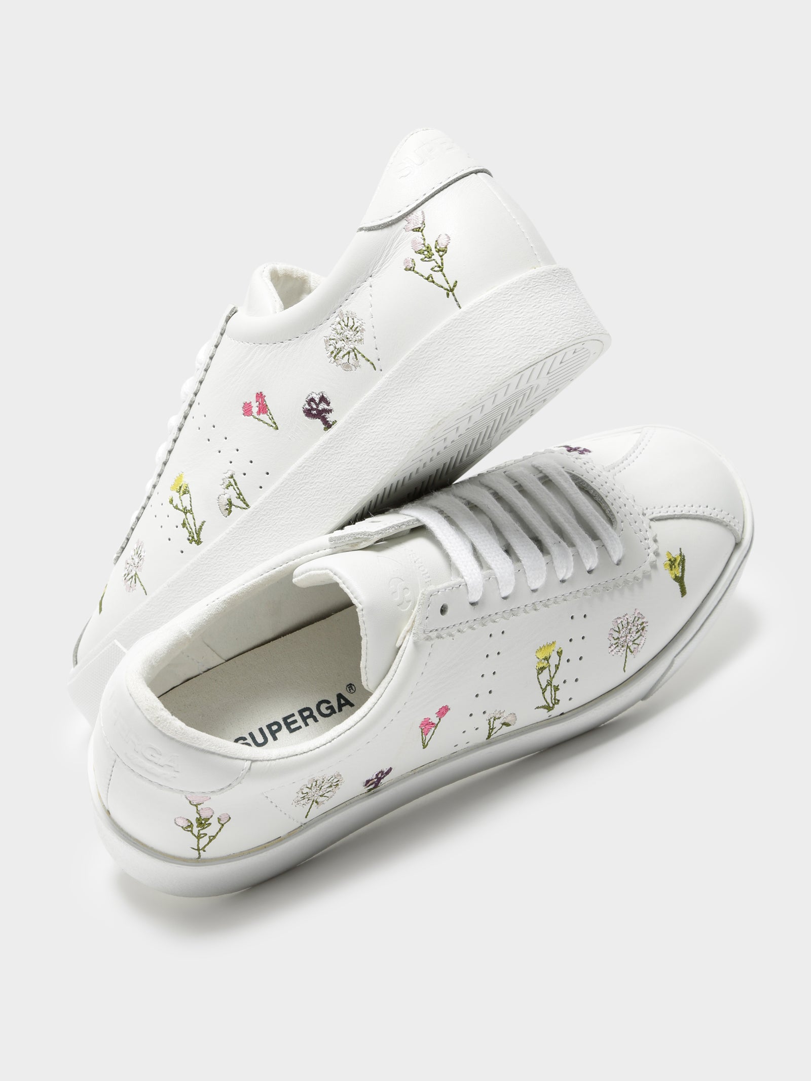 Superga Lady Shoes Flower Womens 2896 Club Sneakers
