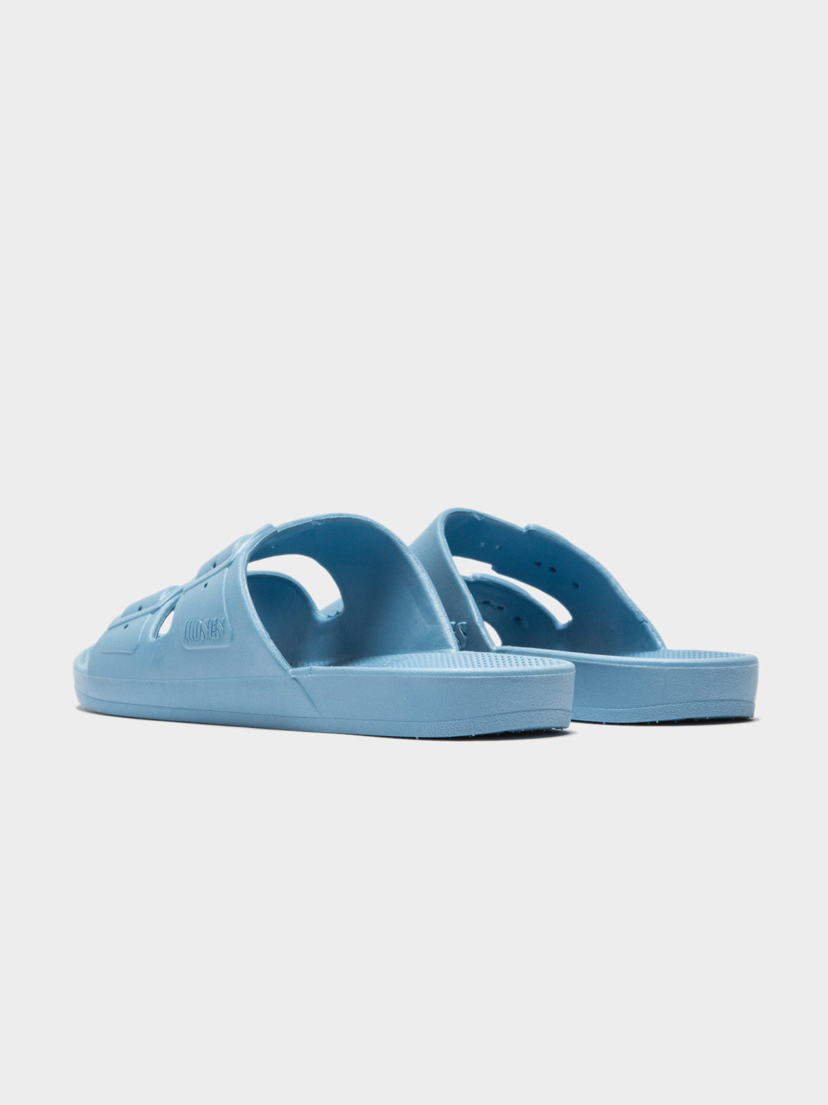 Unisex Freedom Moses Slides in Lagoon Blue