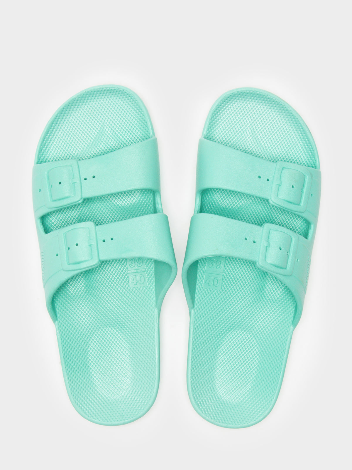 Unisex Freedom Moses Slides in Miami Teal