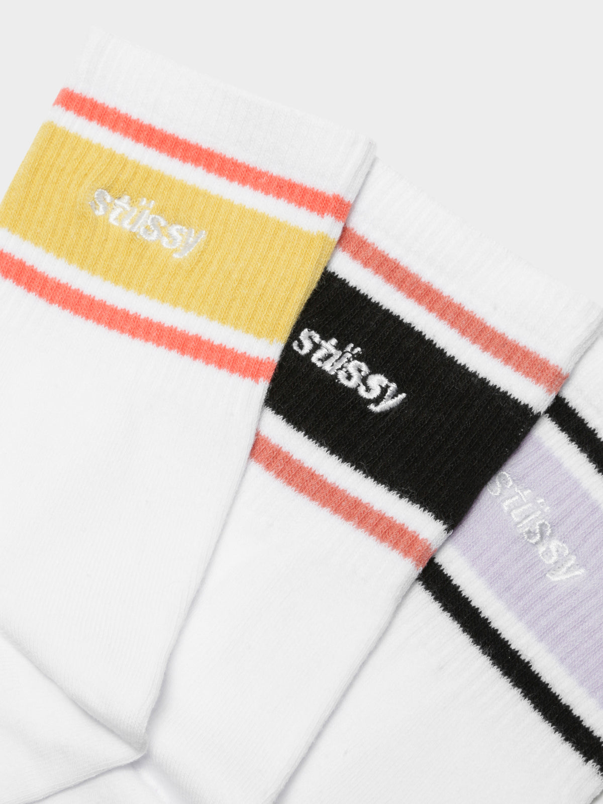 3 Pairs of Italic Sport Socks in White