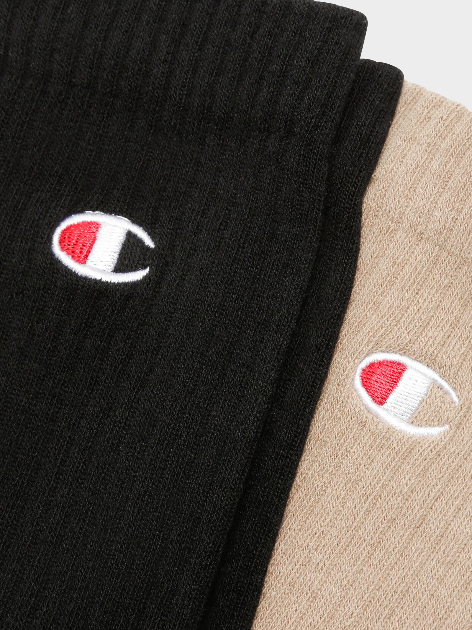 2 Pairs of Logo Crew Socks