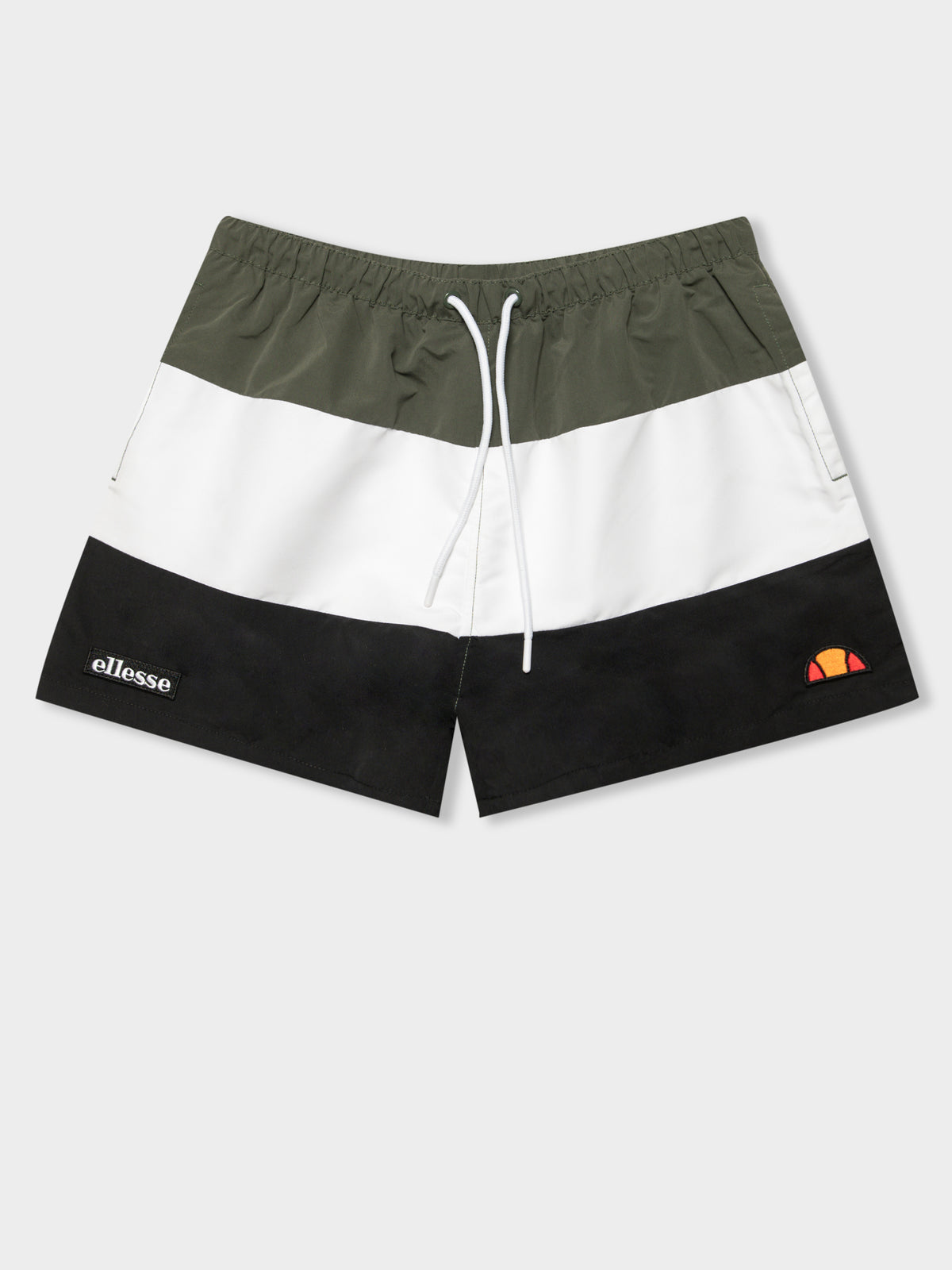 Ellesse Cielo Swim Shorts | Dark Green/White/Black