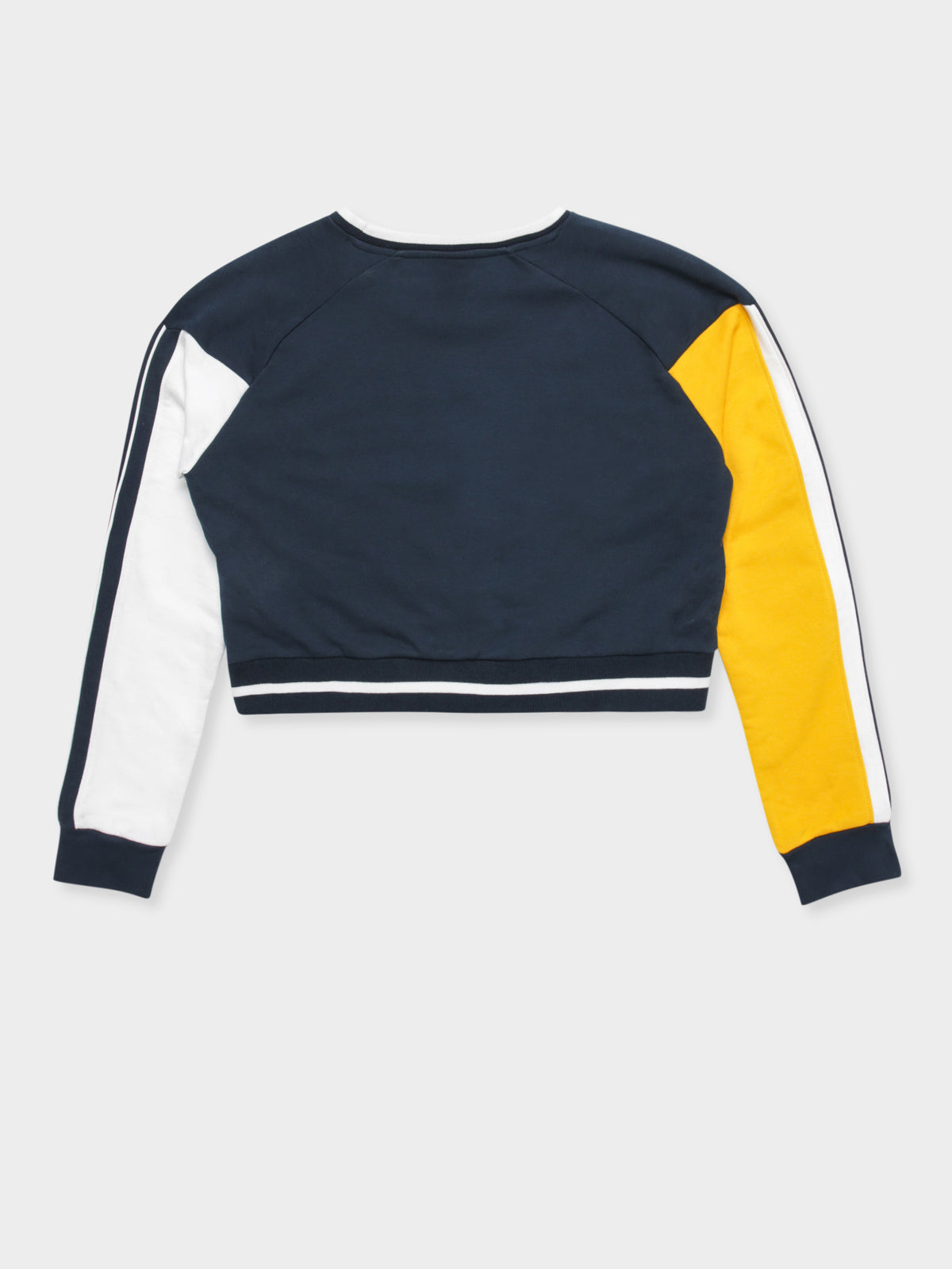 Mania Cropped Sweatshirt in Navy