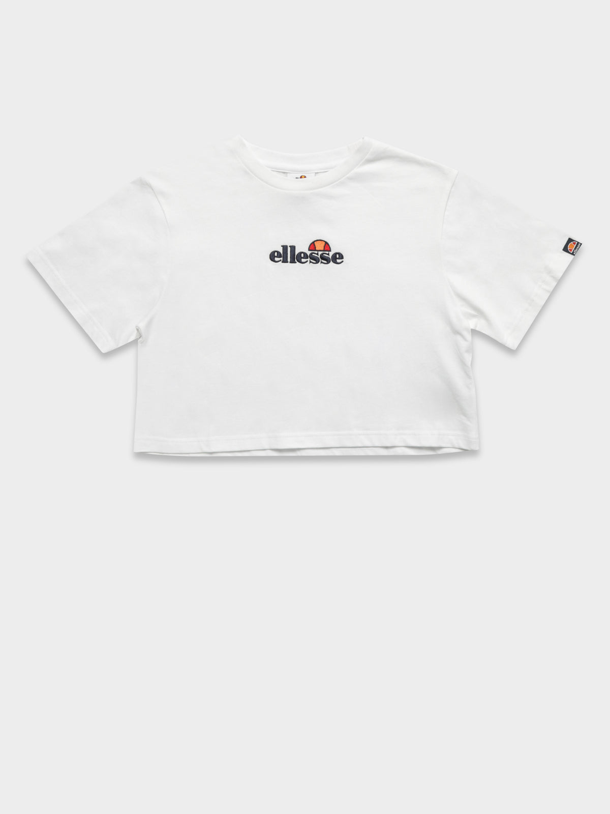 Fireball Crop T-Shirt in White