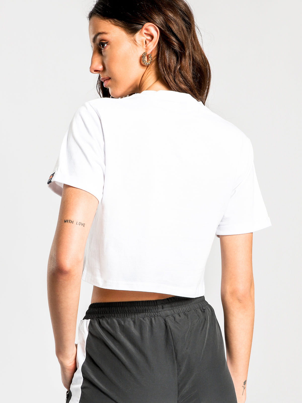 Matamata Cropped T-Shirt in White