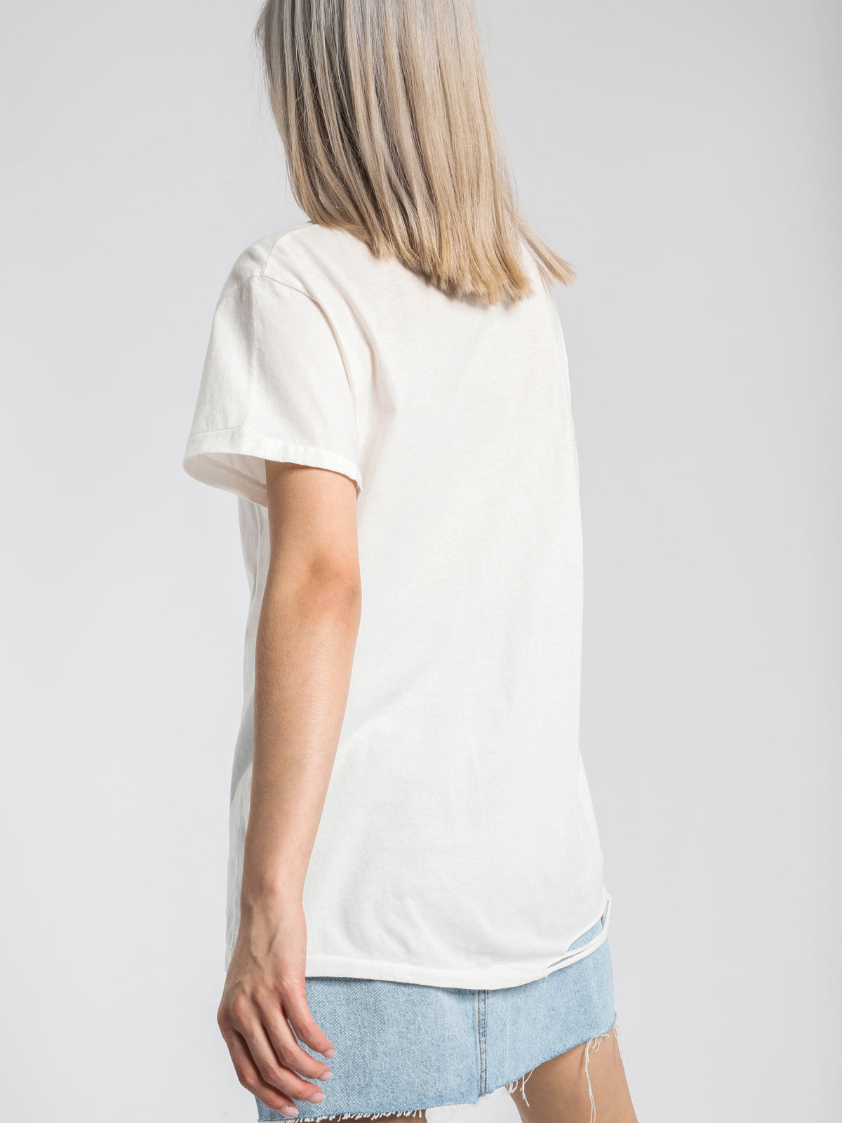 Amour Boyfriend T-Shirt in White